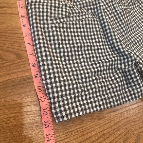 J.Crew J. Crew Navy White Gingham Chino Shorts Size 6 Size 28" / US 6 / IT 42 - 7 Thumbnail