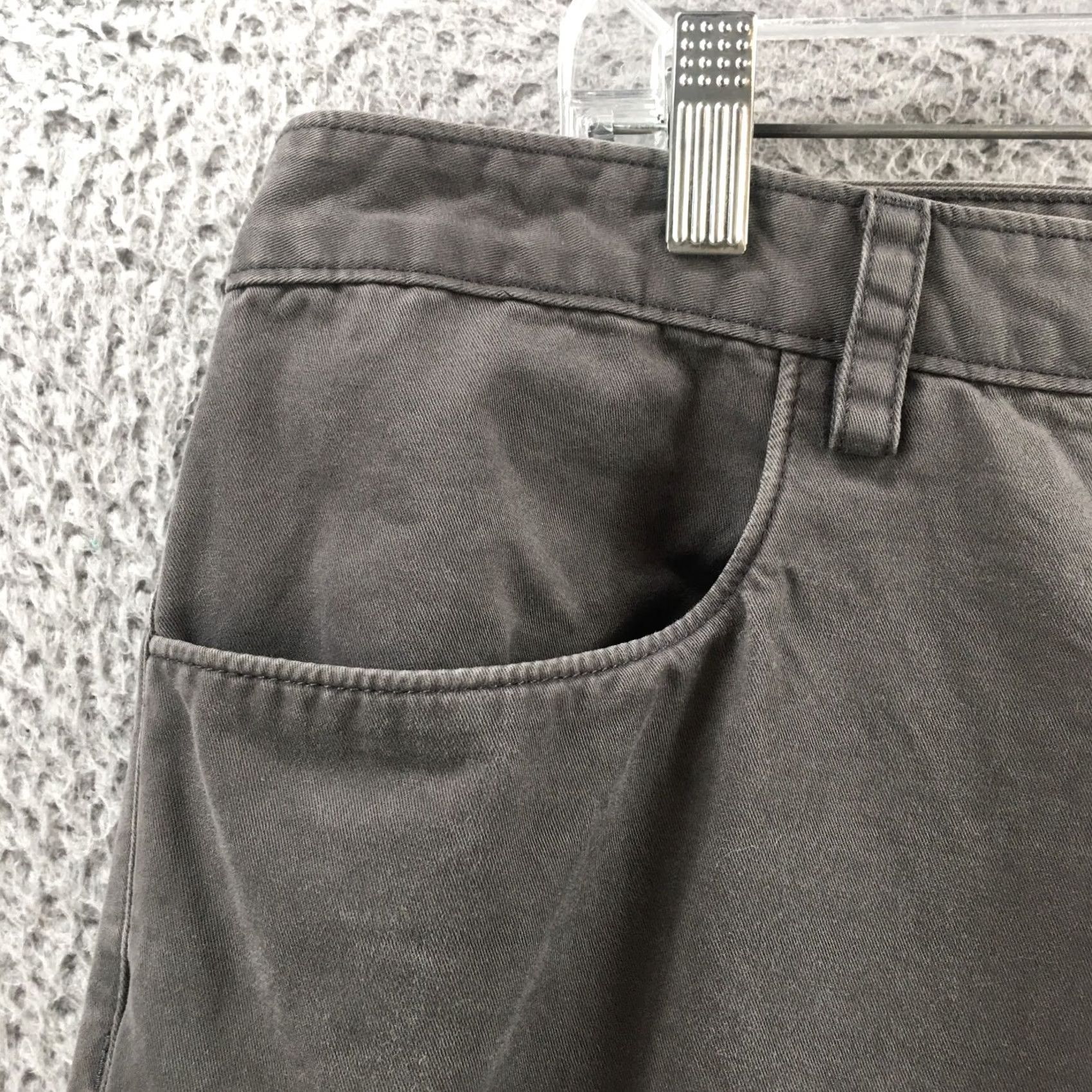Calvin Klein Calvin Klein Jeans Mens 38x34 Gray Cotton Straight Leg Mid Rise Slim Size US 38 / EU 54 - 3 Thumbnail