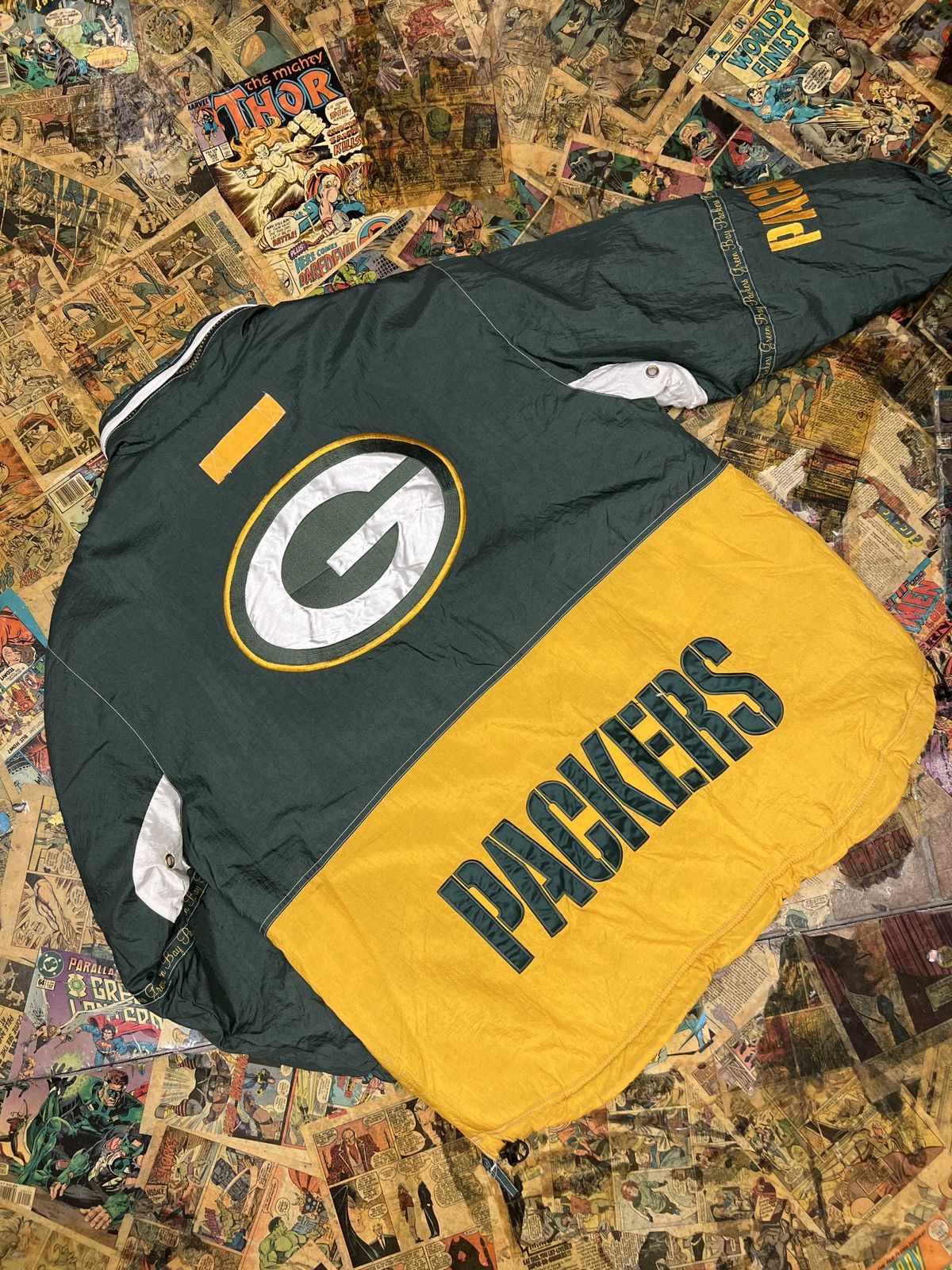NFL × Vintage Vintage Green Bay packers jacket Size US L / EU 52-54 / 3 - 1 Thumbnail