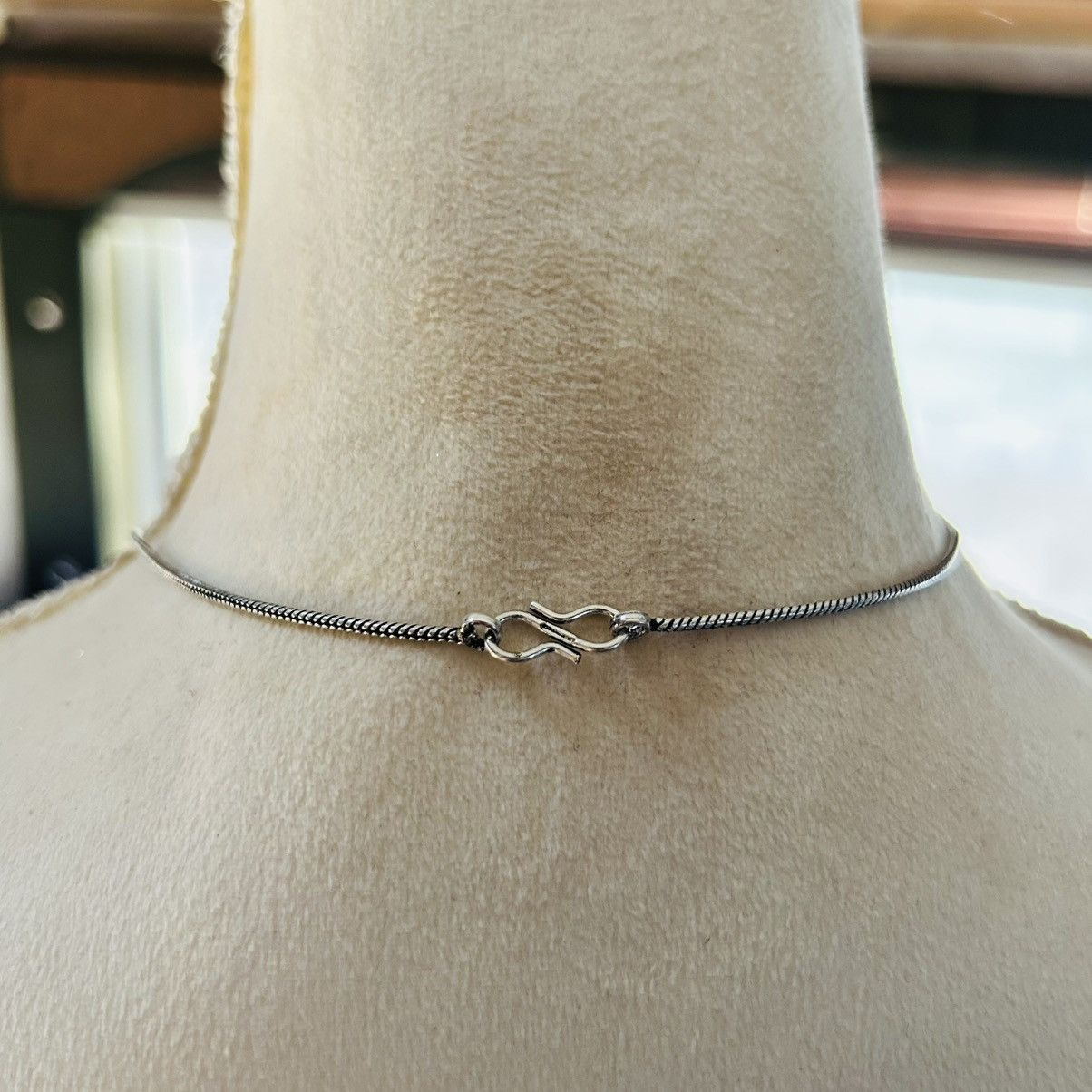 Vintage Vintage faceted icicle opalite glass pendant necklace Size ONE SIZE - 4 Thumbnail