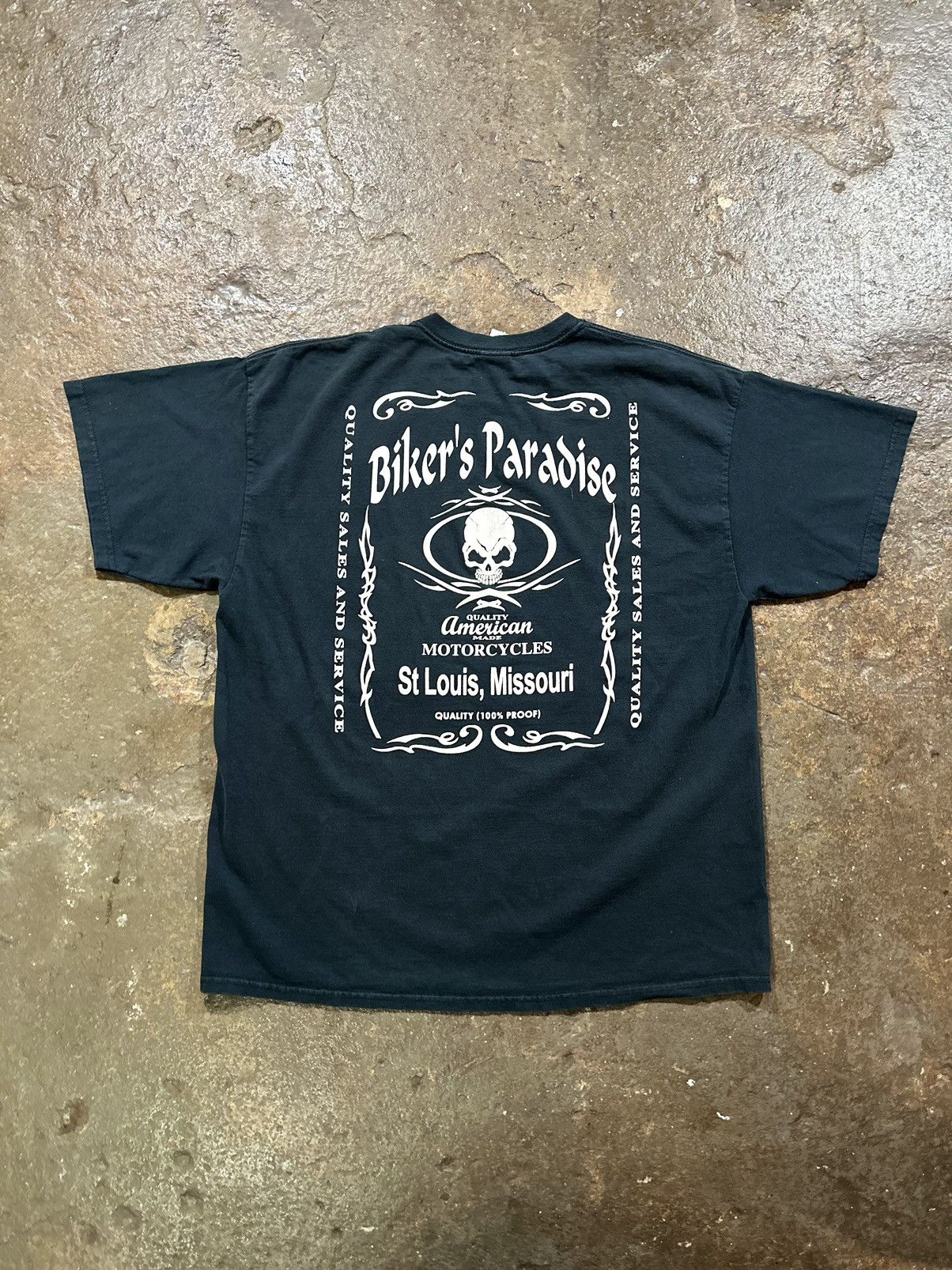 Vintage VINTAGE AMERICAN BIKER SHIRT XL BLK Y2K WEST COAST CHOPPERS Size US XL / EU 56 / 4 - 2 Thumbnail