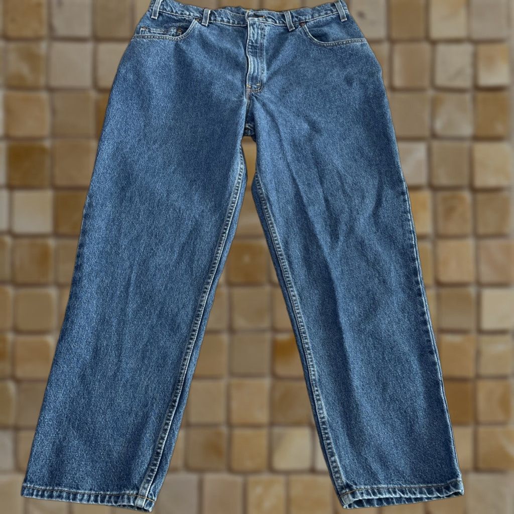 VINTAGE Levi's 545 Loose Fit Jeans 38x30 Blue USA Mens