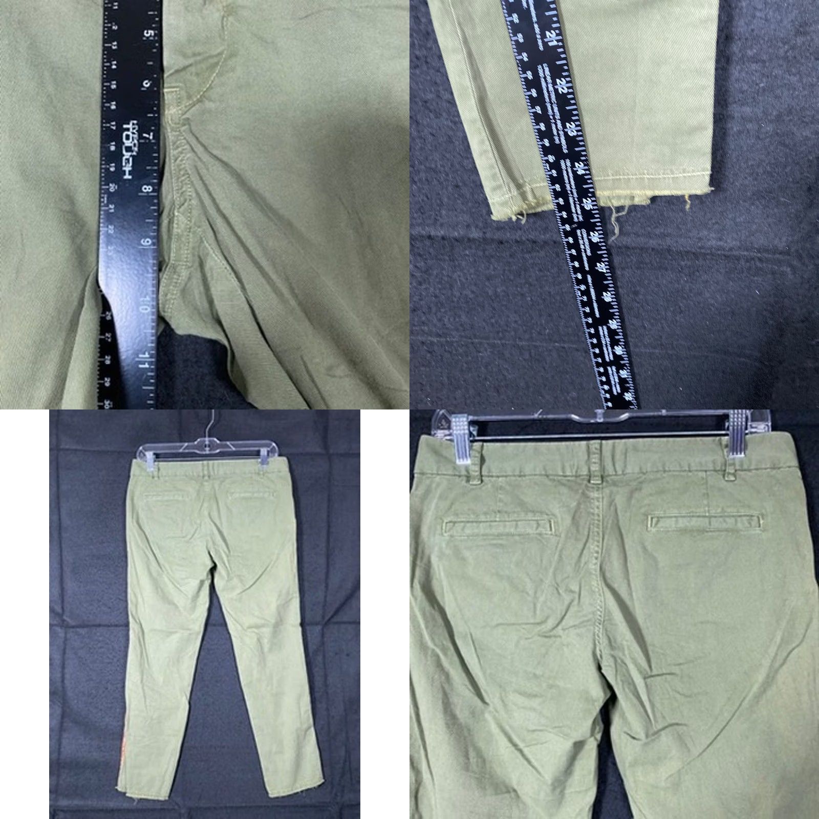 Nili Lotan Nili Lotan Womens Pants Green East Hampton Mid Rise Side Stripe Stretch 2 Size 26" / US 2 / IT 38 - 8 Thumbnail