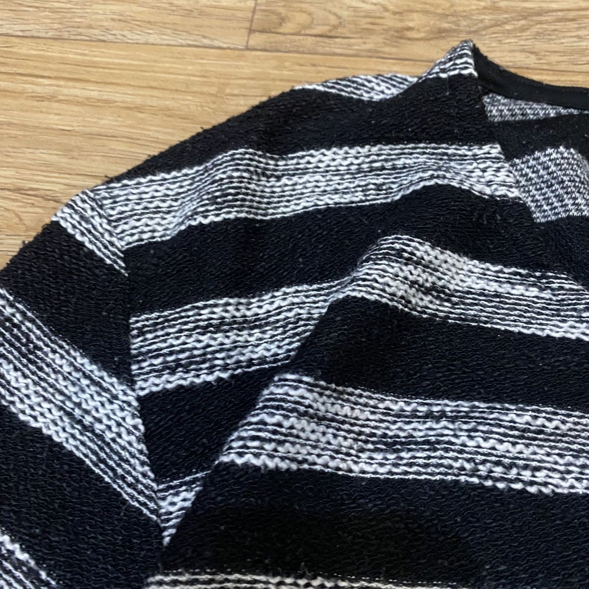 Japanese Brand 2000s In The Attic Homme Crut Cobain Style Stripe Knit LS Size US L / EU 52-54 / 3 - 6 Thumbnail