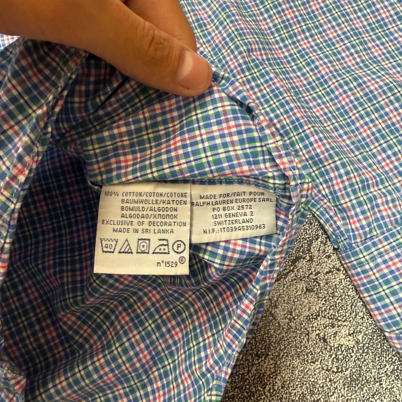 Polo Ralph Lauren Vintage Polo Ralph Lauren plaid shirt logo size XL Size US XL / EU 56 / 4 - 8 Thumbnail