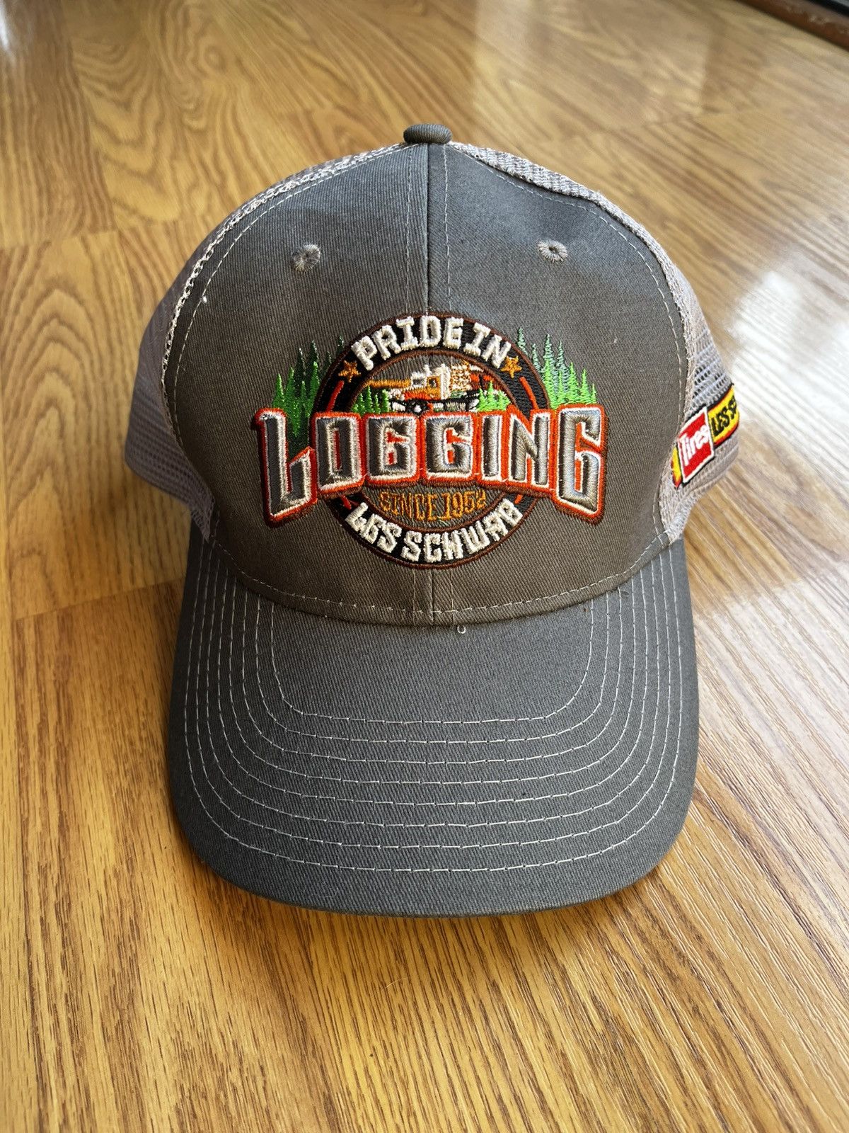 Other Les Schwab Logging trucker hat Size ONE SIZE - 1 Thumbnail