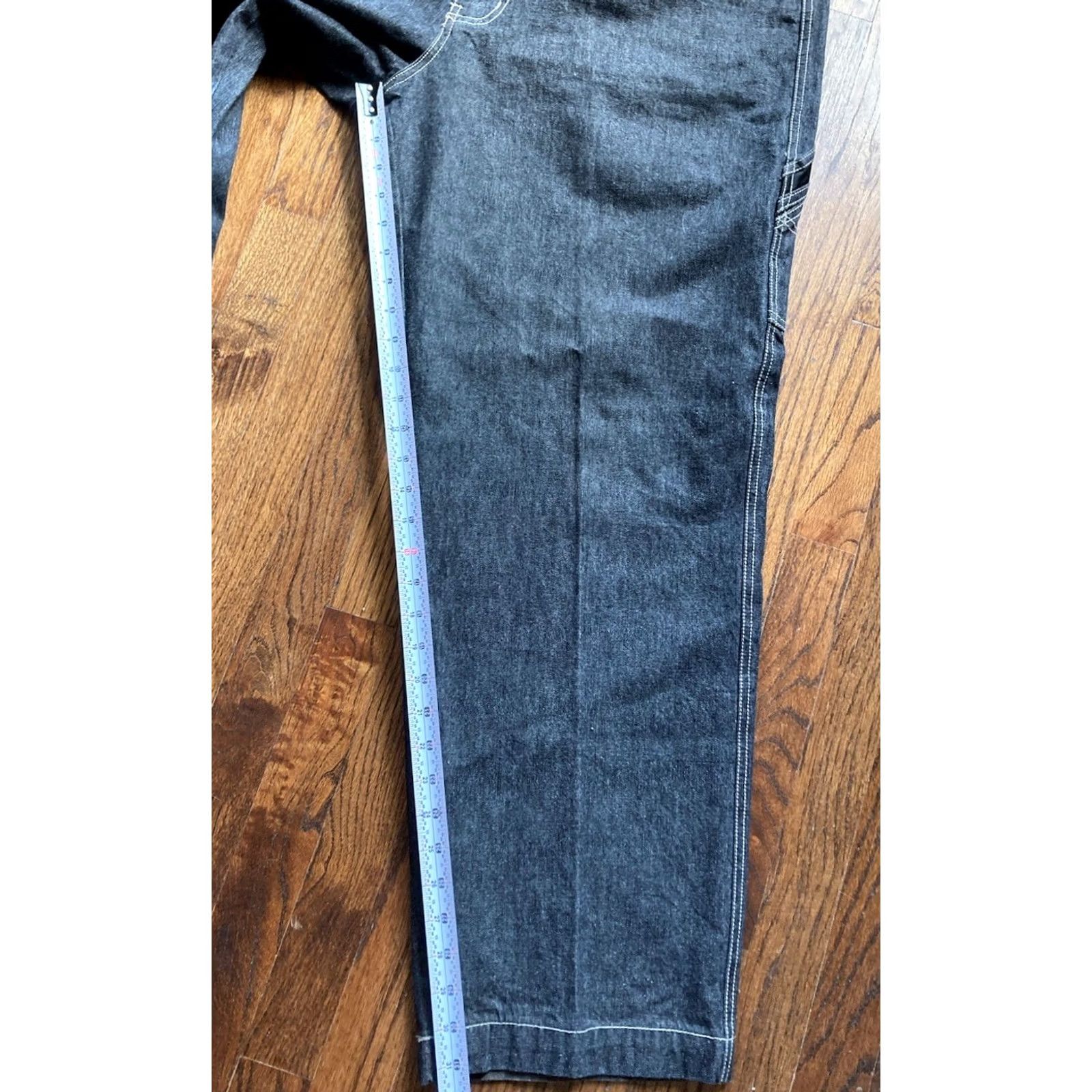 Karl Kani VINTAGE Karl Kani Jeans Mens 38x32 Black Denim Straight 5-Pocket Baggy Comfort Breathable Size US 38 / EU 54 - 4 Thumbnail