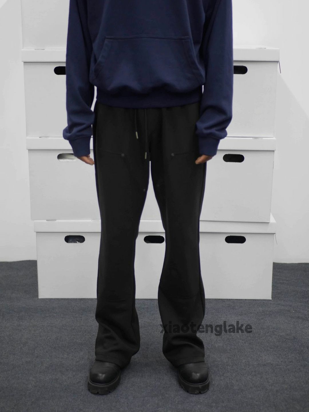 Designer × Japanese Brand × Vintage utility outdoor sports yuppie bootcut flared sweatpants Size US 34 / EU 50 - 4 Thumbnail