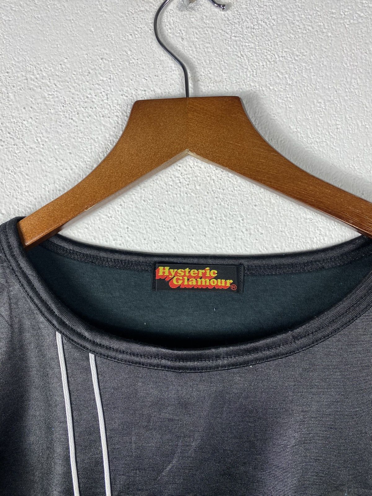 Hysteric Glamour Vintage Hysteric Glamour Spellout Worn Long Sleeves Shirt Size S / US 4 / IT 40 - 6 Thumbnail