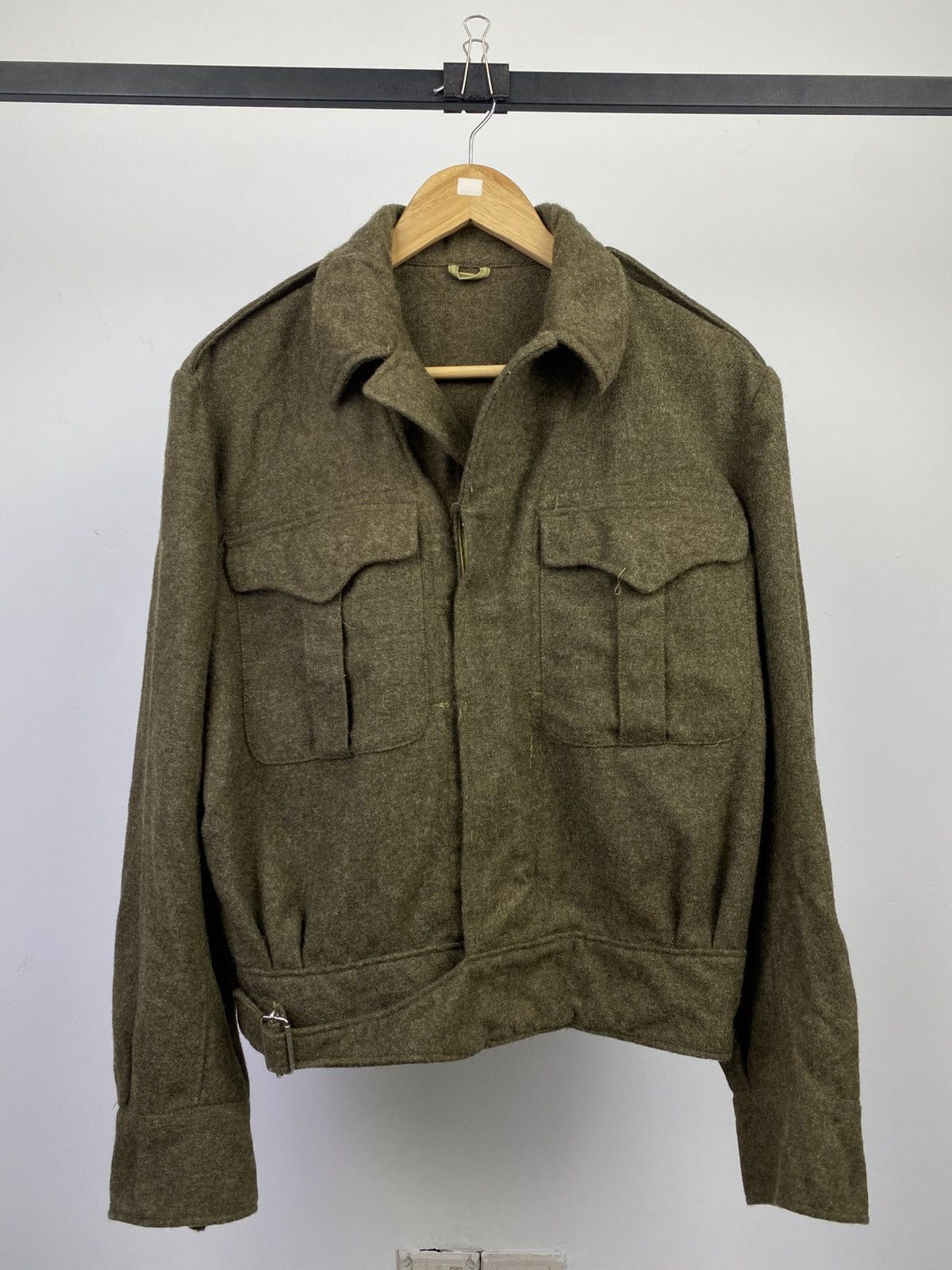 Vintage Vintage 50’s 60’s Canadian Army Battle Dress Wool Jacket Size US M / EU 48-50 / 2 - 1 Thumbnail