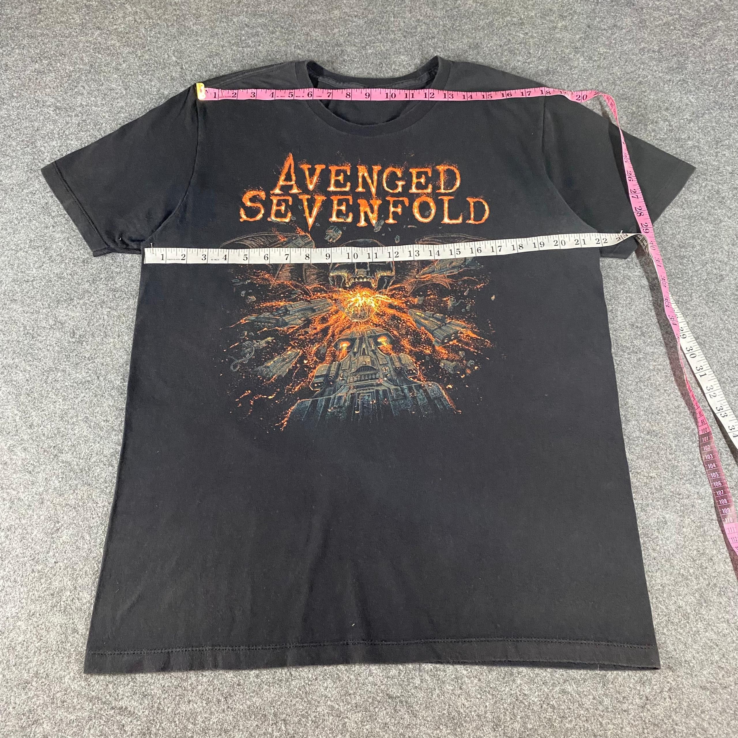 Band Tees Vintage Avenged Sevenfold Band Tshirt Size US L / EU 52-54 / 3 - 3 Thumbnail