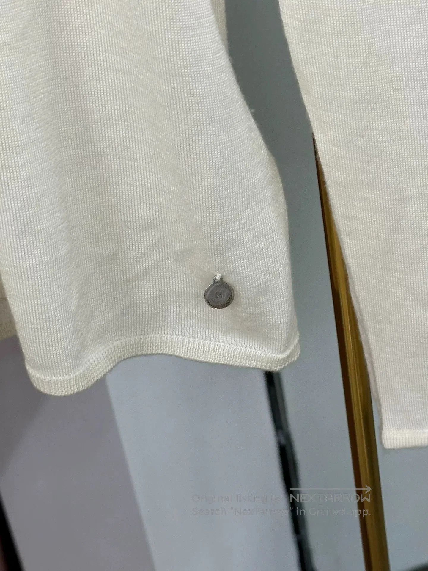 Hermes Hermes White Cashmere Turtleneck Sweater. Size US M / EU 48-50 / 2 - 2 Thumbnail