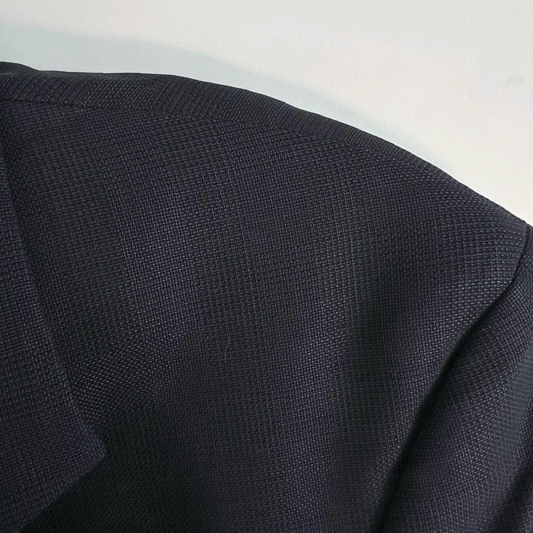 Murano Murano Blazer Mens Wool Check 46R Gray Solid Made In Italy Vintage? No. (Need to ensure correct). Size 46R - 3 Thumbnail