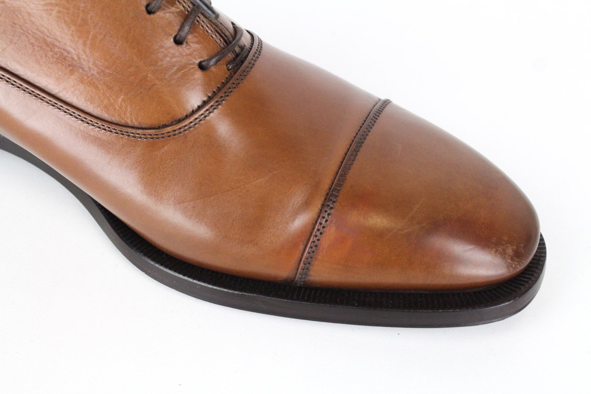 Suitsupply EU42 Brown Leather Laced Low-Top 72345 Size US 9 / EU 42 - 13 Thumbnail