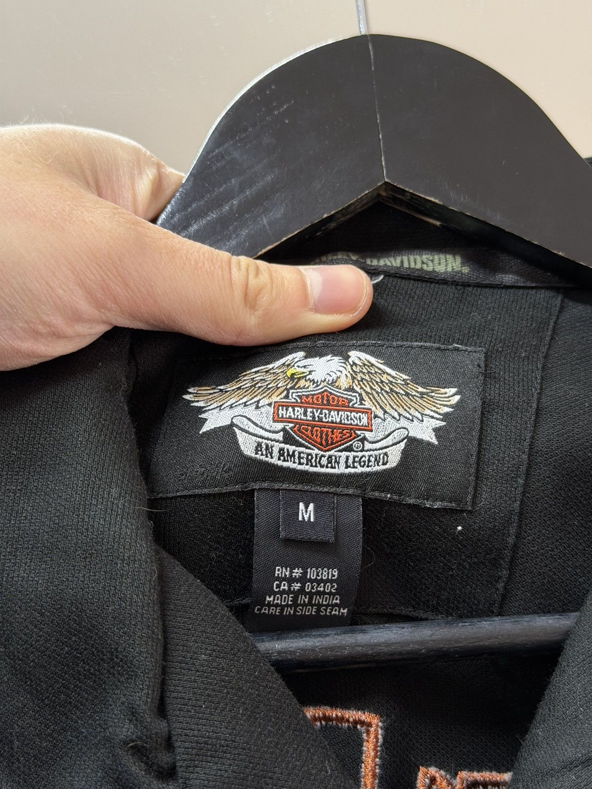 Harley Davidson Vintage Harley-Davidson Embroidered Big Logo 90s Motorcycle Size US M / EU 48-50 / 2 - 5 Thumbnail