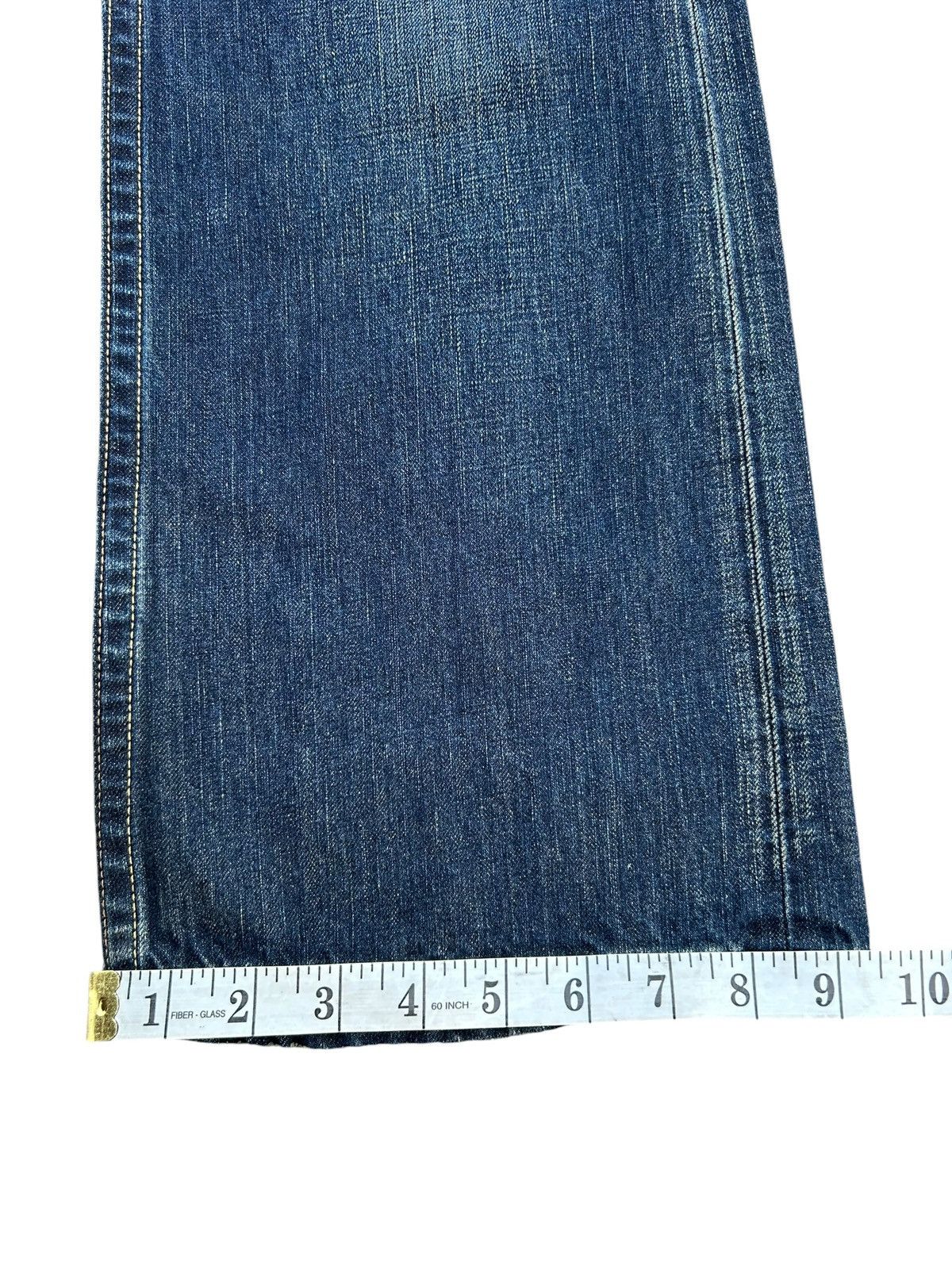 Kapital Flare Vintage Levis Hippies Style Distressed Denim Jeans Size US 34 / EU 50 - 20 Thumbnail
