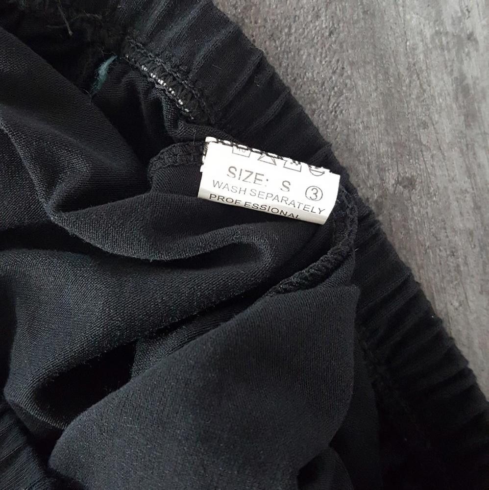 Designer Black Basic Long High Waisted Maxi Size 28" / US 6 / IT 42 - 4 Thumbnail