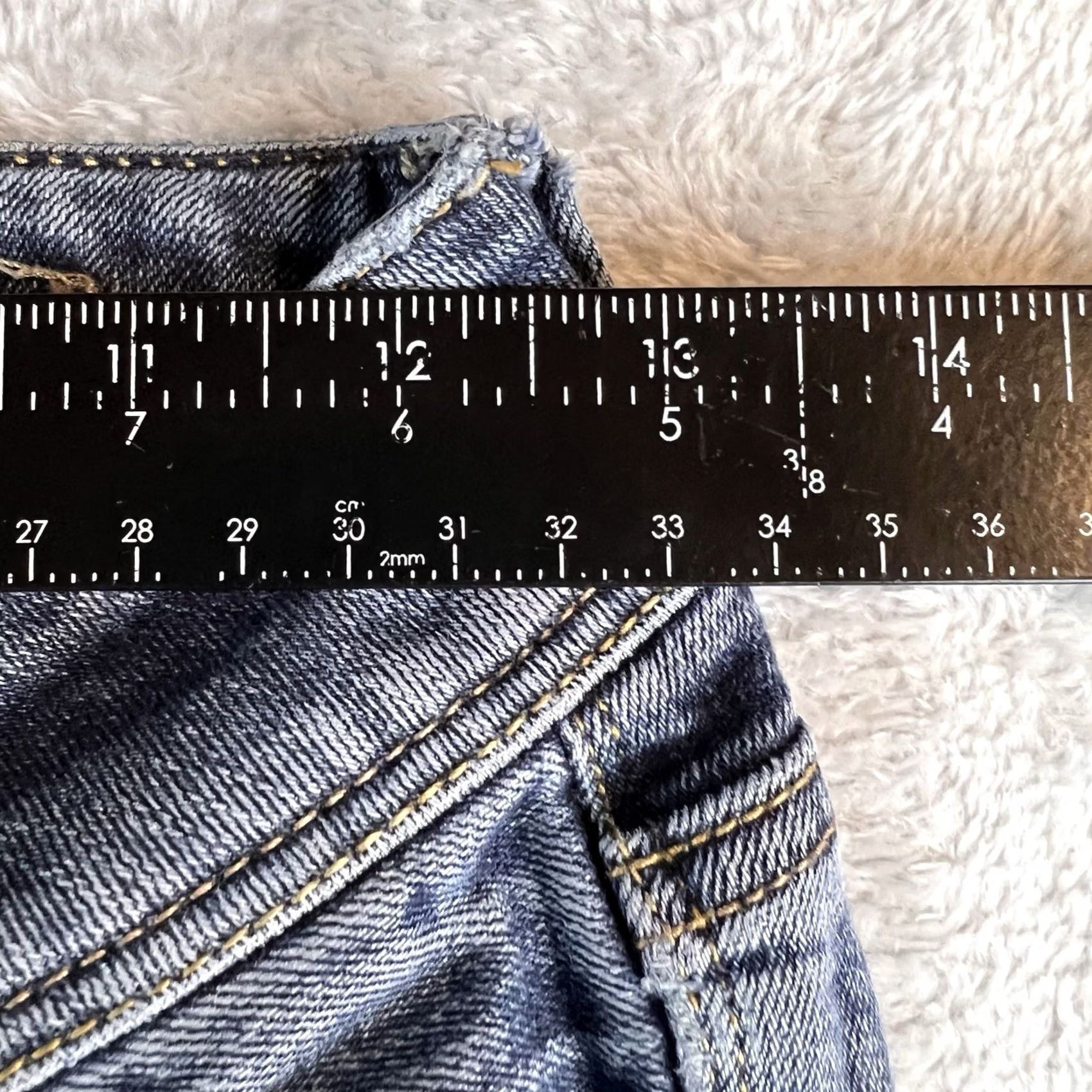 American Eagle Outfitters VINTAGE American Eagle Outfitters Kick boot Jeans Boho Blue 0 Tall Stretch Bootcut 32in Inseam Womens Size 25" / US 0 / IT 36 - 3 Thumbnail