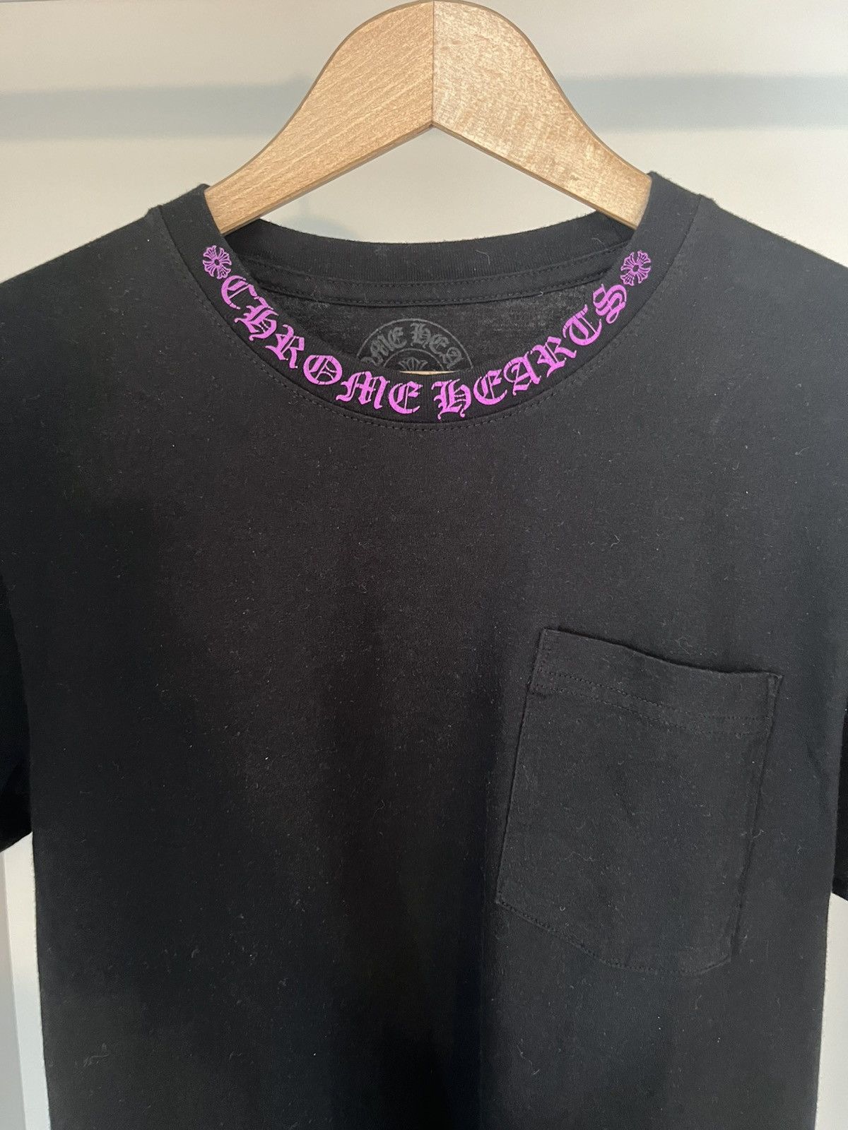 Chrome Hearts Chrome Hearts Neck Logo Pocket T Shirt Size US M / EU 48-50 / 2 - 2 Thumbnail