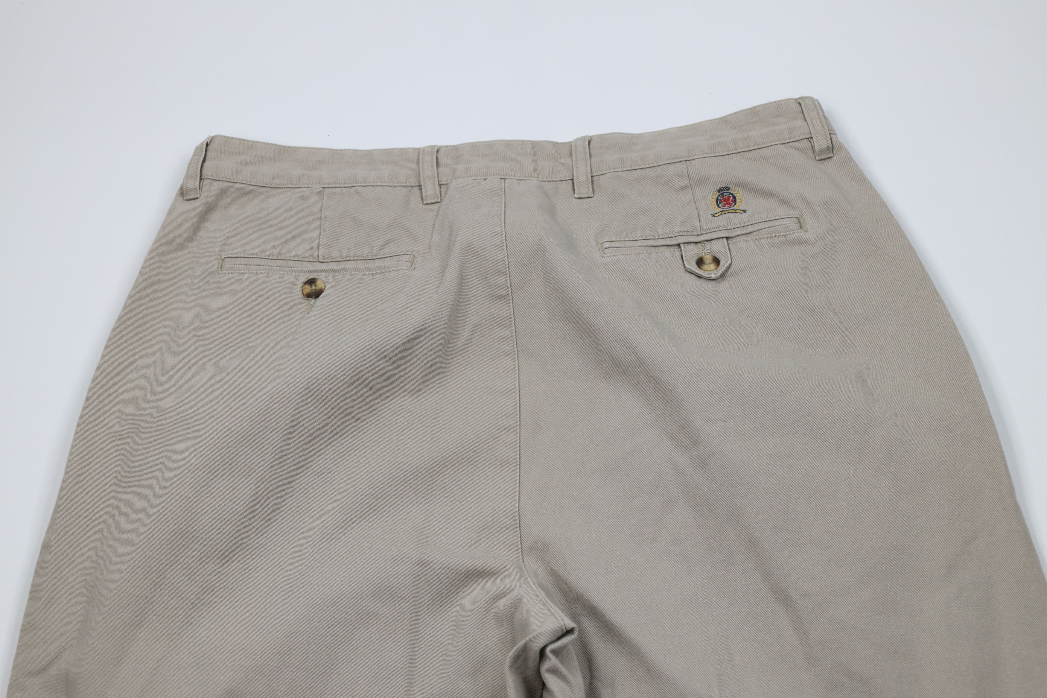 Tommy Hilfiger Vintage 90s Tommy Hilfiger Cuffed Wide Leg Chino Pants Size US 38 / EU 54 - 11 Thumbnail