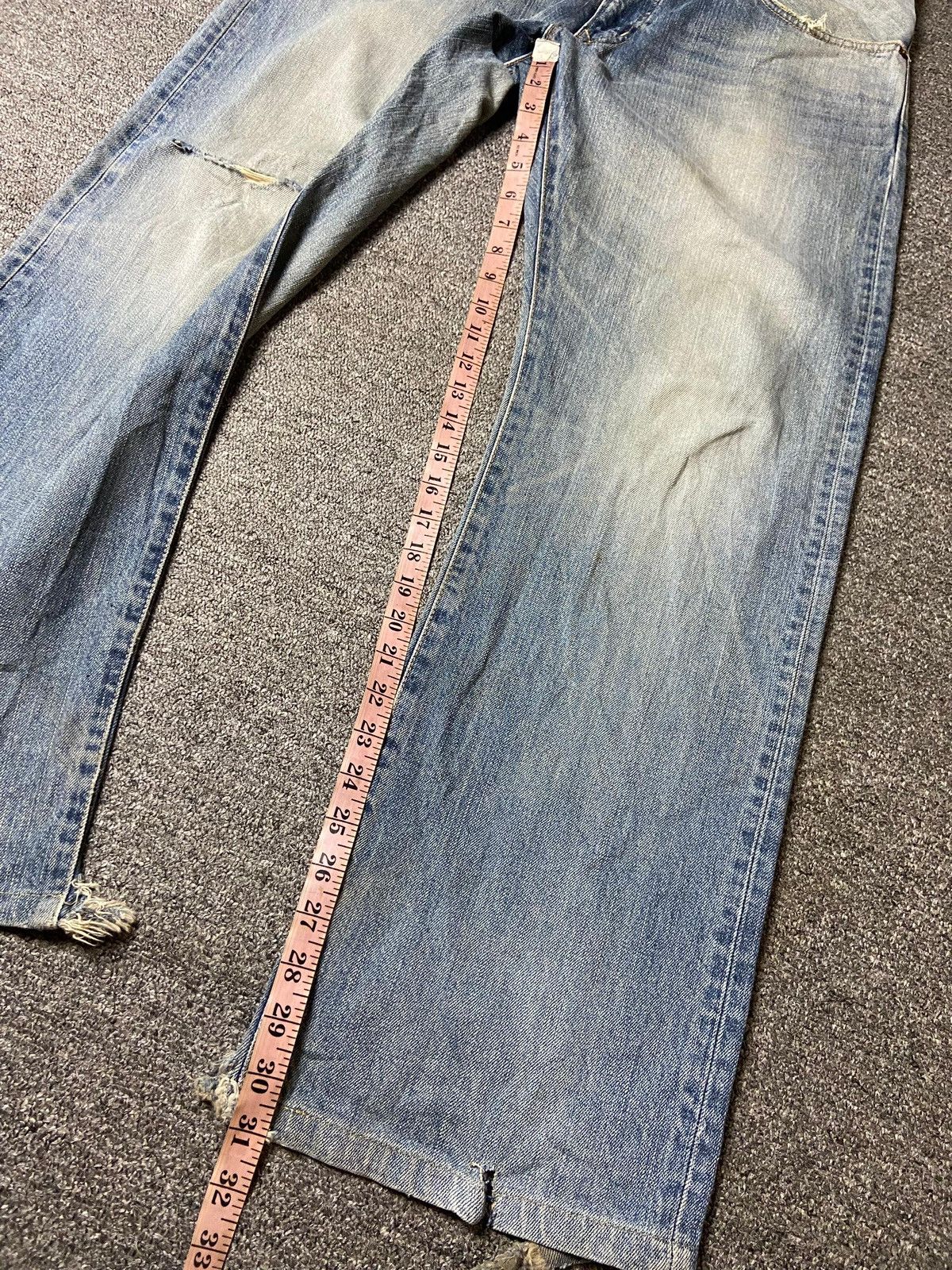 Edwin Edwin 451 Ripped Style Denim Jeans (148) Size US 38 / EU 54 - 9 Thumbnail