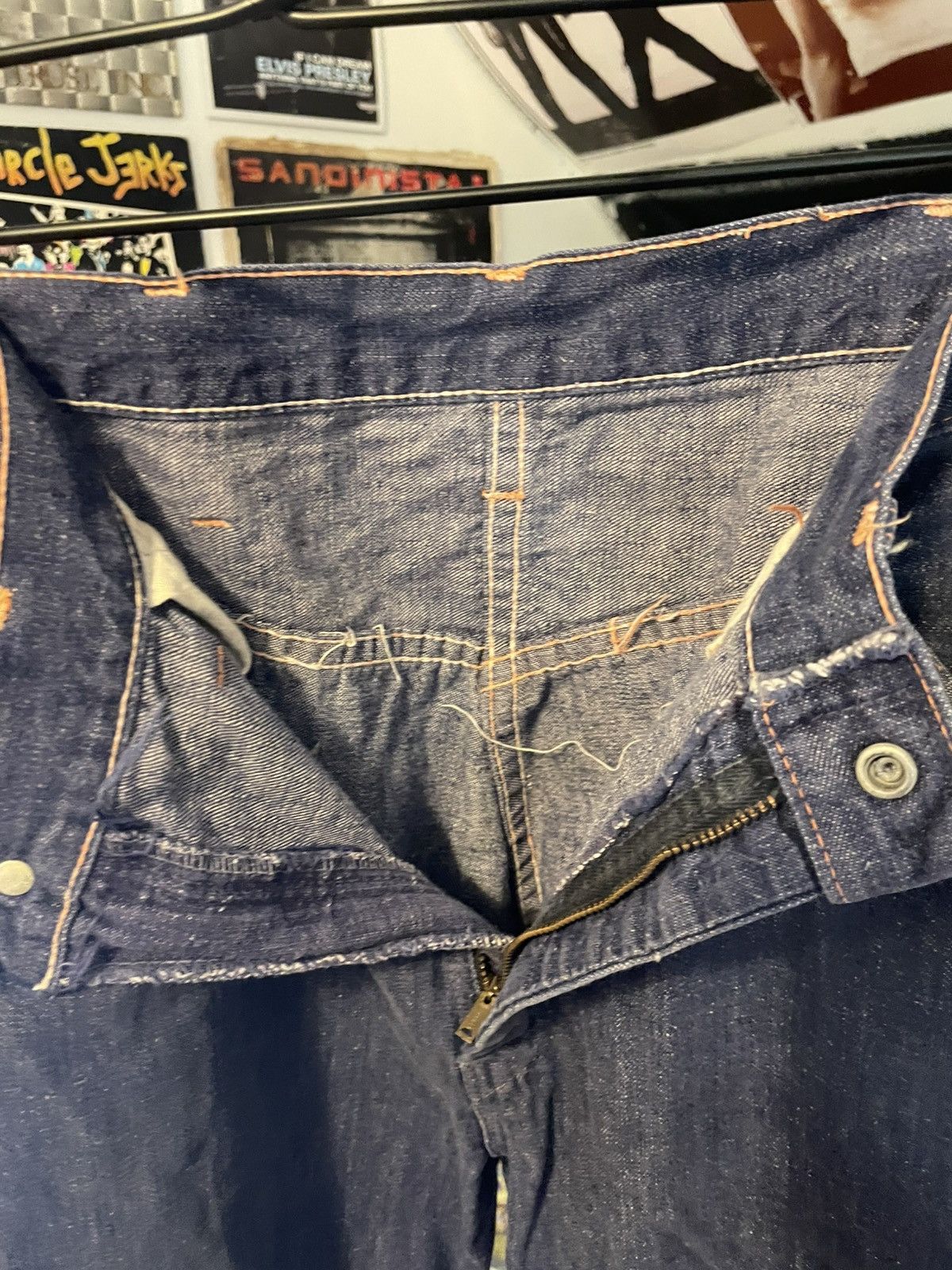 Other Vintage jeans with orange stitching Size US 30 / EU 46 - 6 Thumbnail