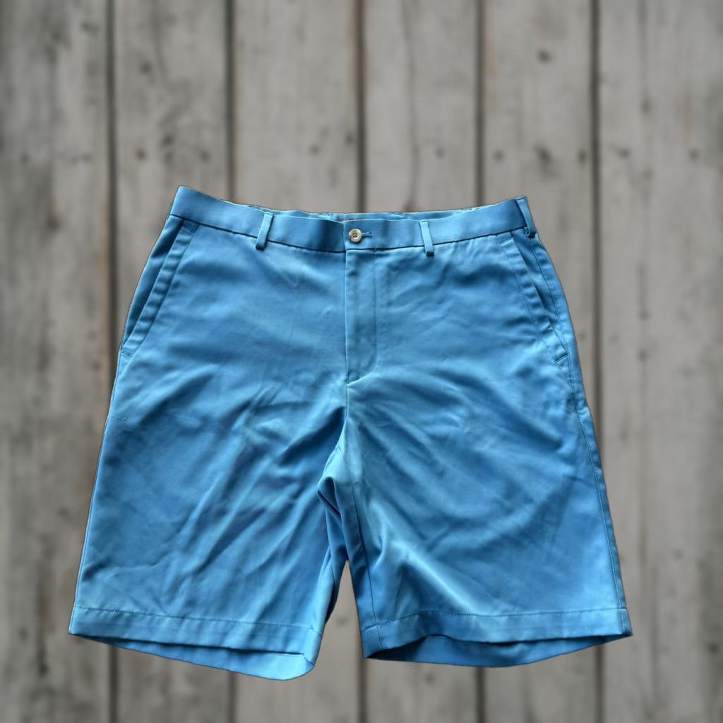 Peter Millar Peter Millar Shorts Mens 33 Blue Crown Sport Salem Performance Stretch Golf Dad Size US 33 - 1 Thumbnail