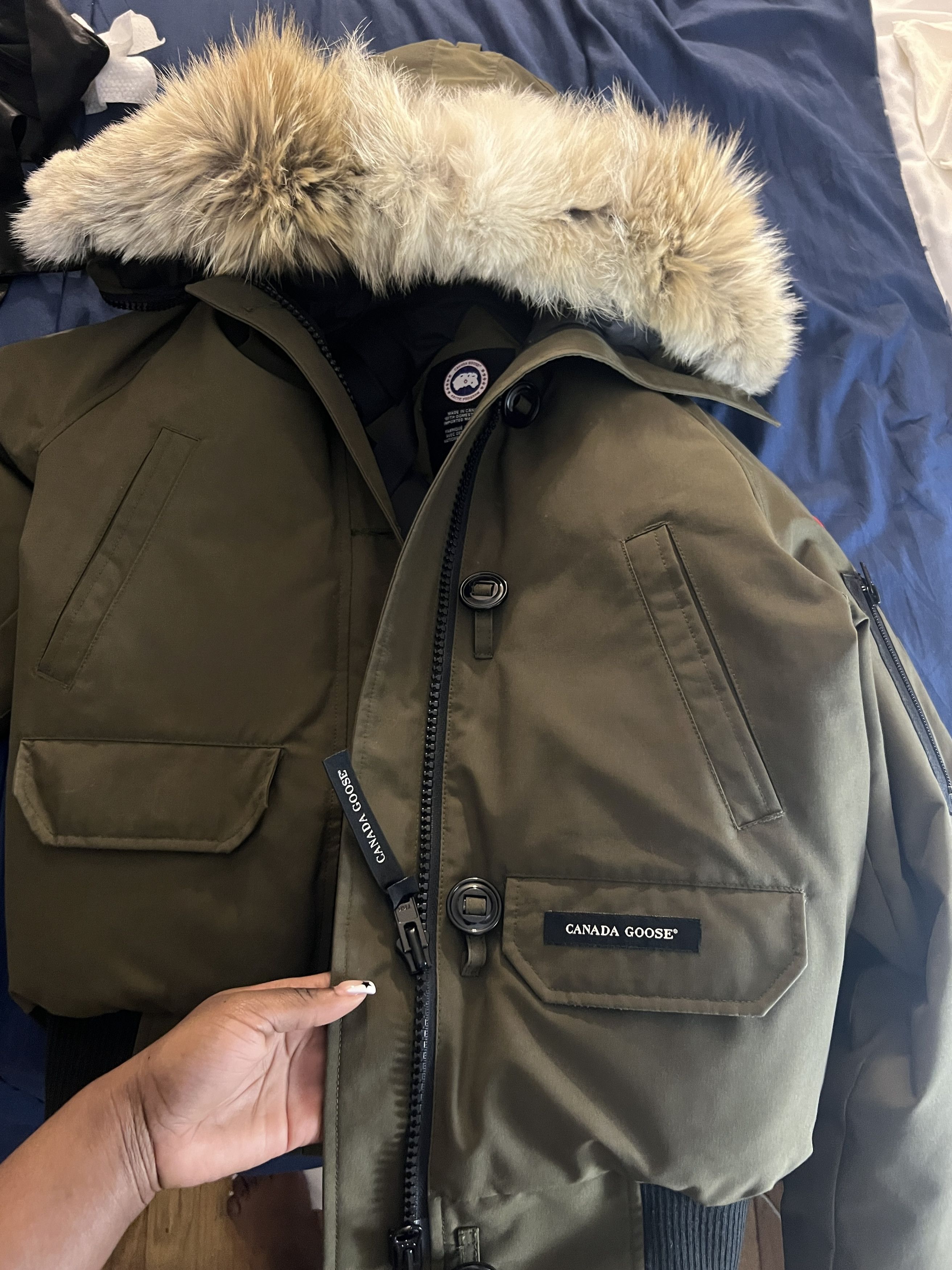Canada Goose Canada Goose Chilliwack Bomber Parka Jacket Green Women’s Size S / US 4 / IT 40 - 1 Thumbnail