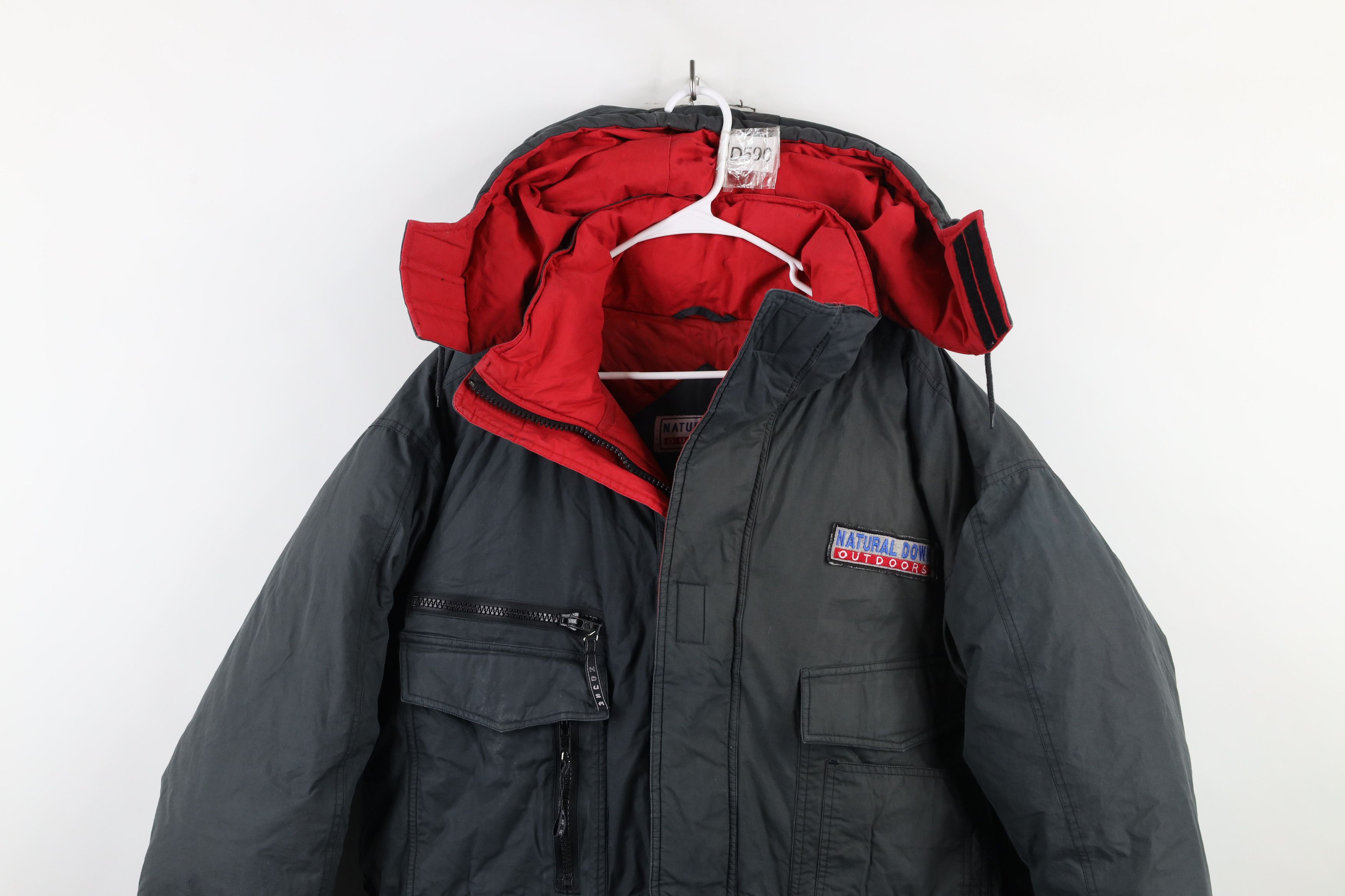 Vintage Vintage 90s Streetwear Goose Down Hooded Puffer Parka Jacket Size US M / EU 48-50 / 2 - 2 Thumbnail