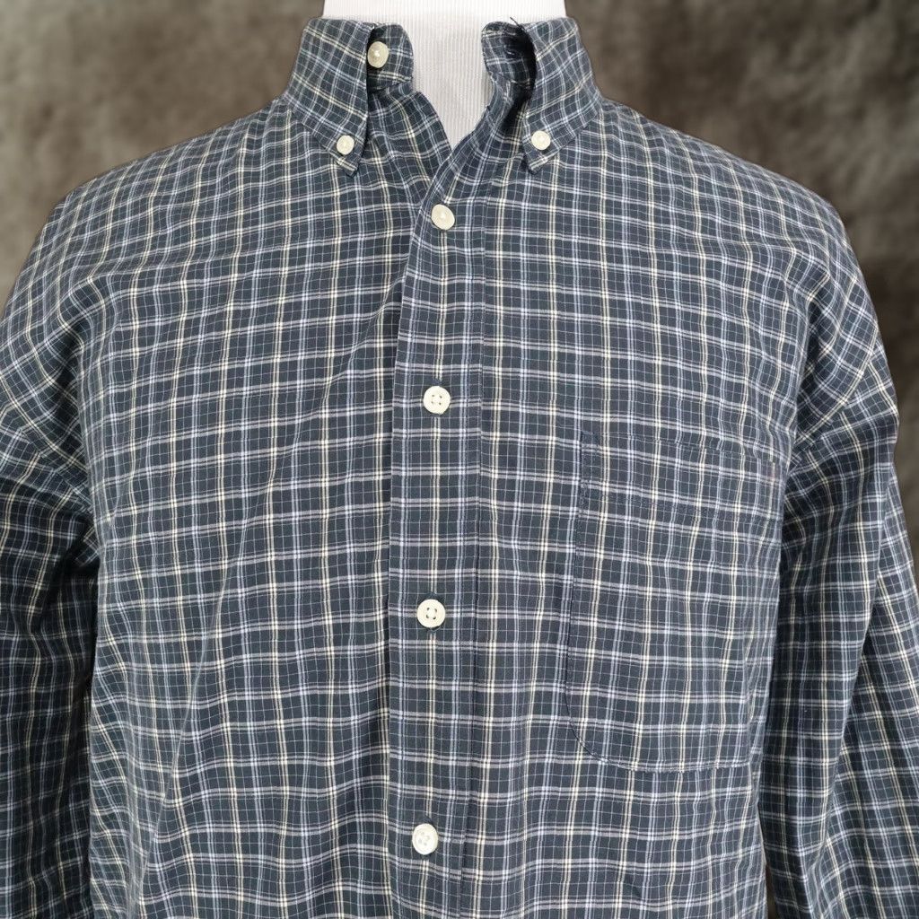 Eddie Bauer Eddie Bauer Shirt Mens LT Tall Plaid Long Sleeve Button-Up Cotton Regular Fit Size US L / EU 52-54 / 3 - 1 Thumbnail