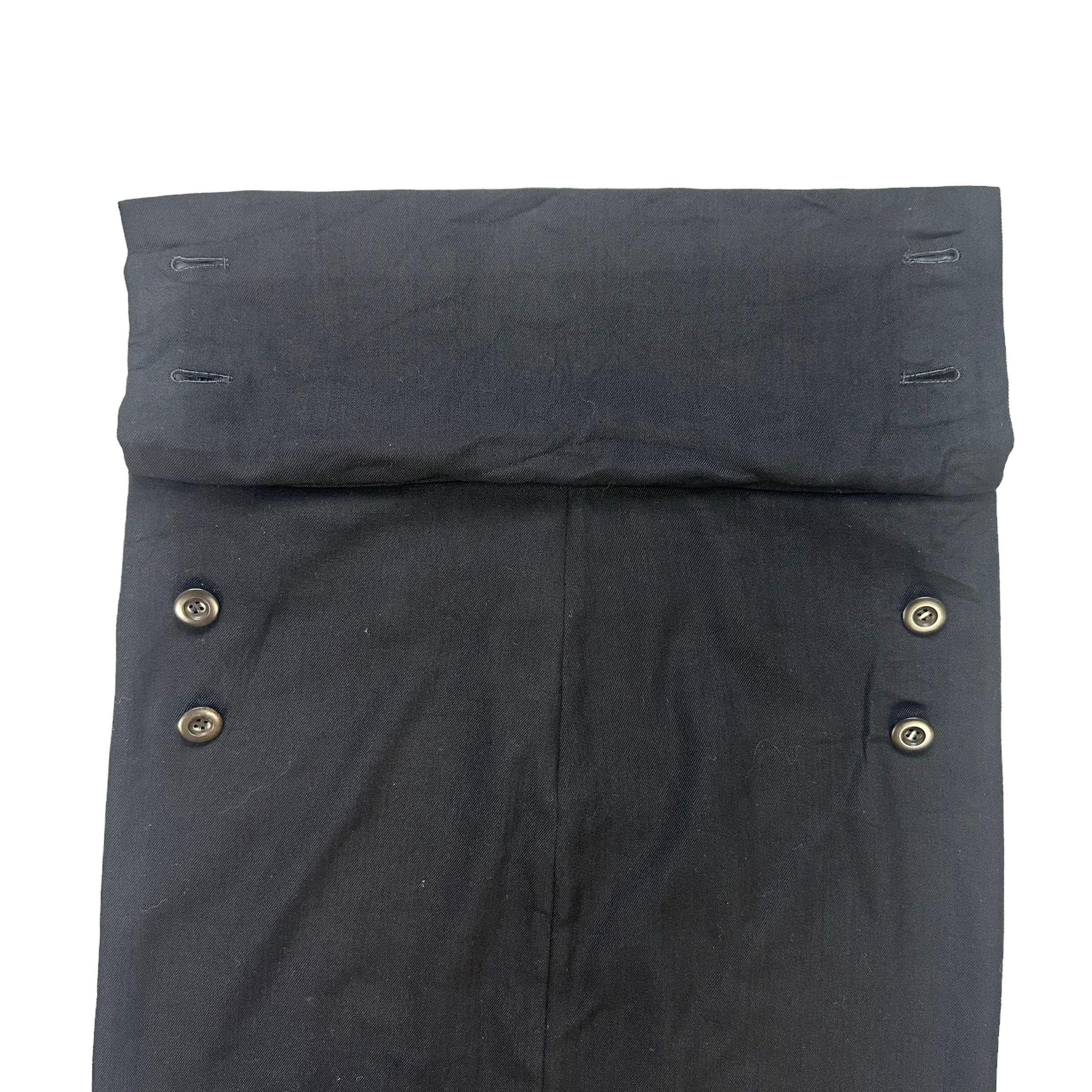 Yohji Yamamoto Y's YOHJI YAMAMOTO LAINE WOOL SKIRT #7732-167 Size 36" / US 14 / IT 50 - 3 Thumbnail