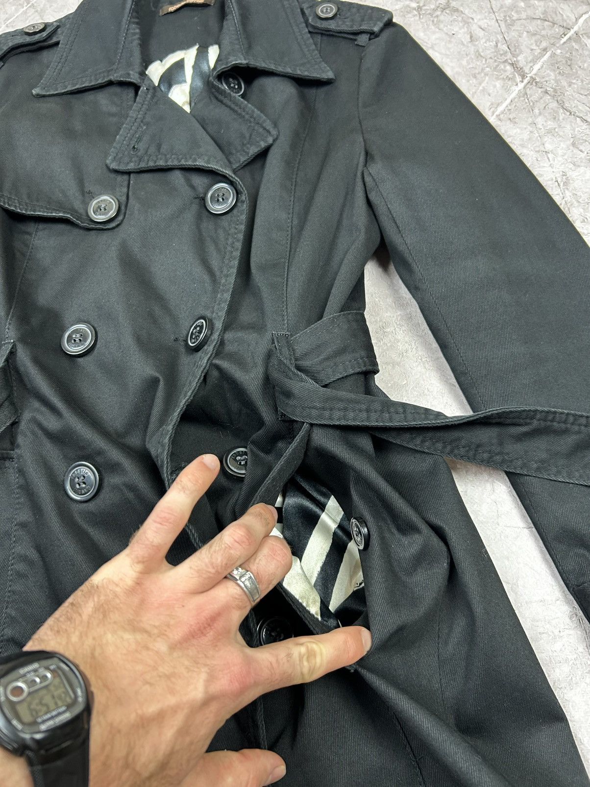Roberto Cavalli Roberto Cavalli Vintage Trench Womens Size L Size L / US 10 / IT 46 - 13 Thumbnail