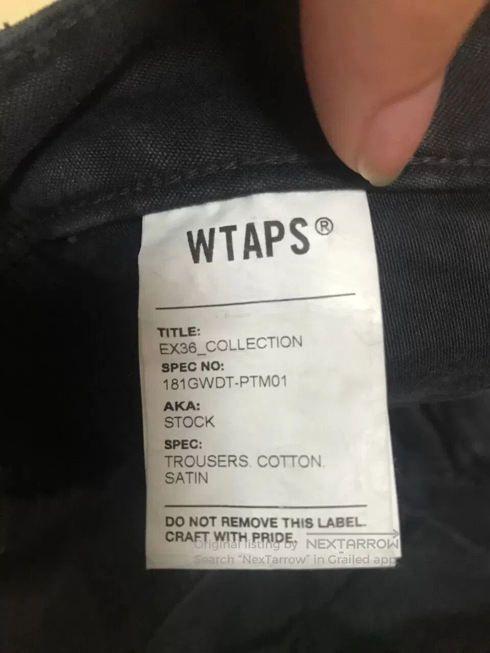Wtaps WTAPS 18SS Cargo Pants Black. Size US 28 / EU 44 - 5 Thumbnail