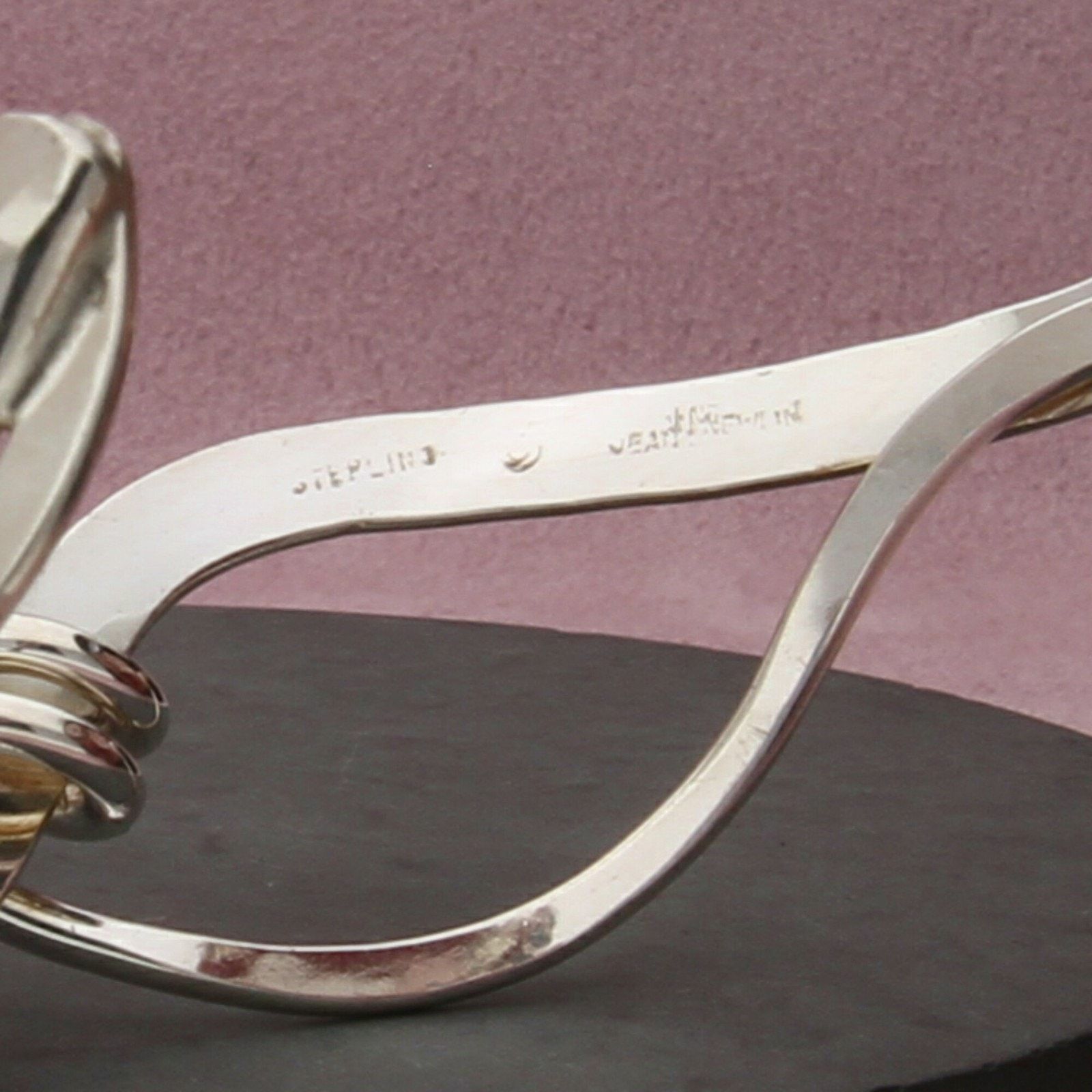 Sterling Silver sterling silver hammered wire cuff bracelet size 6.5in Size ONE SIZE - 3 Thumbnail