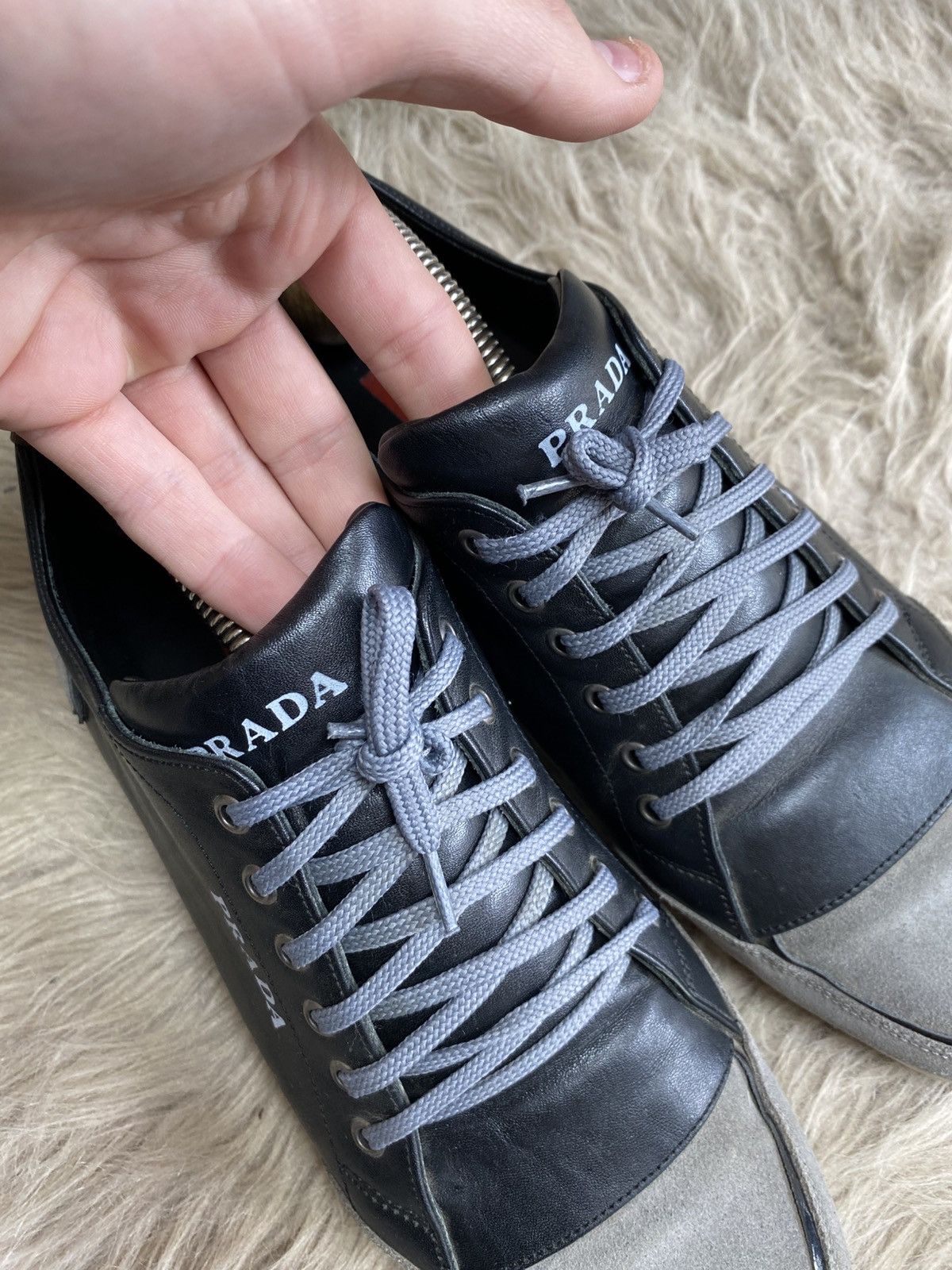 Prada Prada sneakers vintage leather size 41 Size US 8 / EU 41 - 6 Thumbnail
