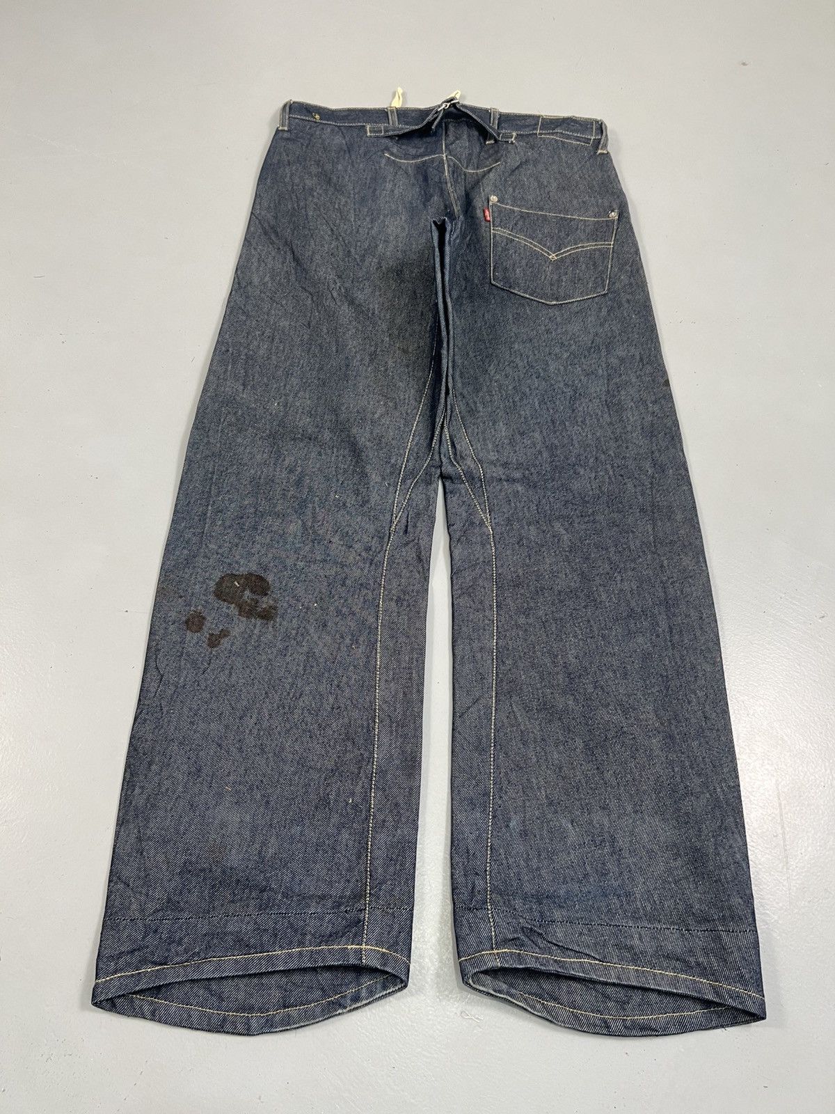 Levi's Vintage Levi’s engineer jeans buckle belt denim Size US 32 / EU 48 - 4 Thumbnail