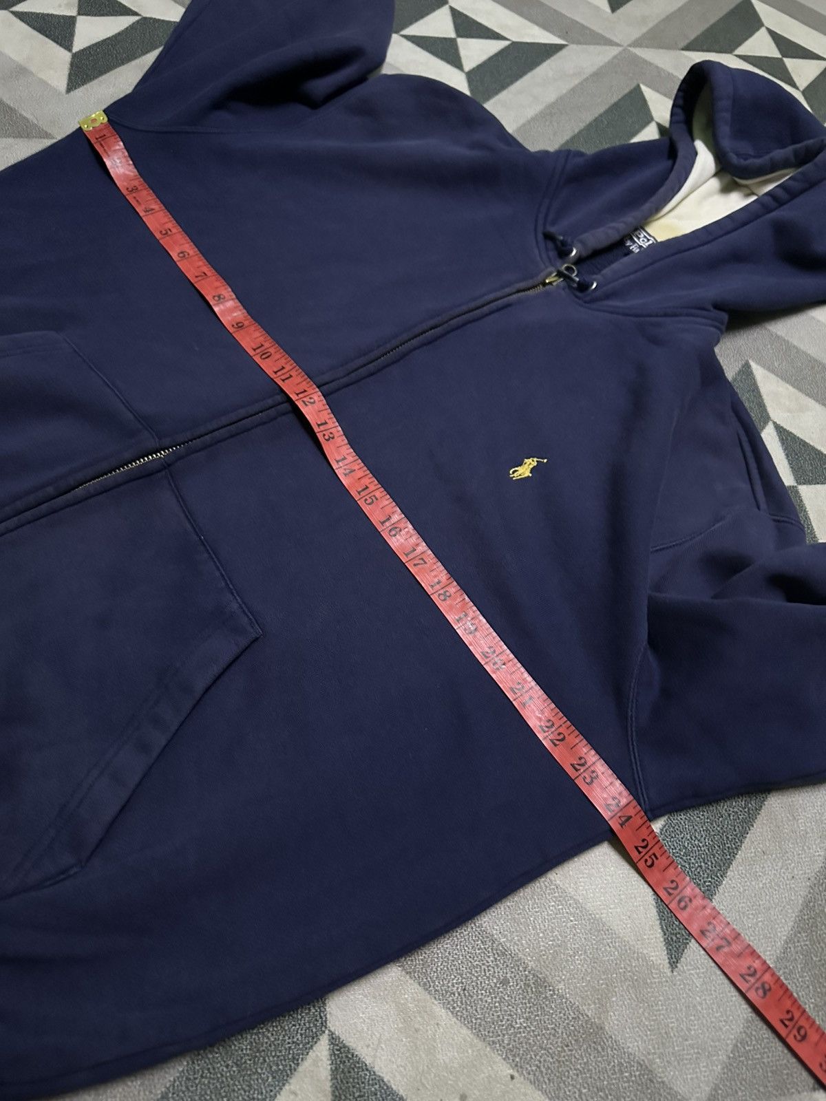 Polo Ralph Lauren Vintage Polo ralph laurent yellow pony logo zipper hoodie Size US XL / EU 56 / 4 - 8 Thumbnail