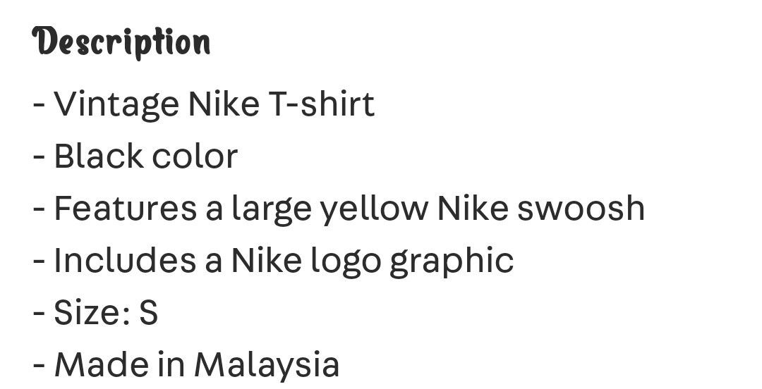 Nike Nike Vtg Graphic Tshirt Size US S / EU 44-46 / 1 - 9 Thumbnail
