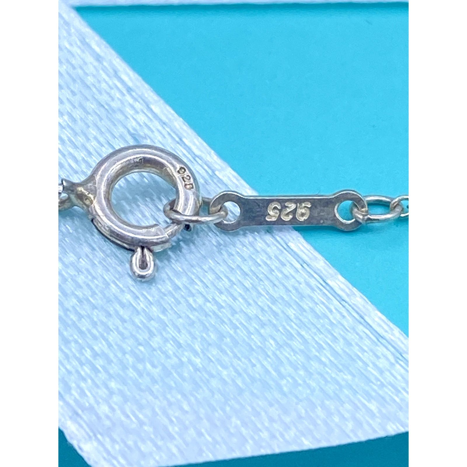 Tiffany & Co. Tiffany & Co. Sterling Silver Blue Box Pendant Necklace Size ONE SIZE - 8 Thumbnail
