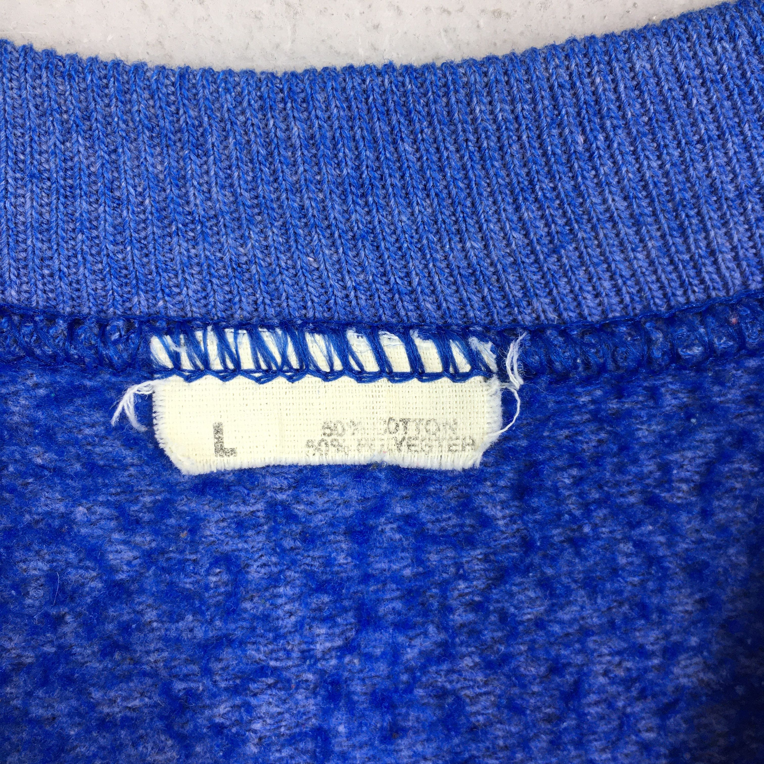 Vintage Vintage 90's Venice Italia Blue Sweatshirt Large Size US L / EU 52-54 / 3 - 7 Thumbnail