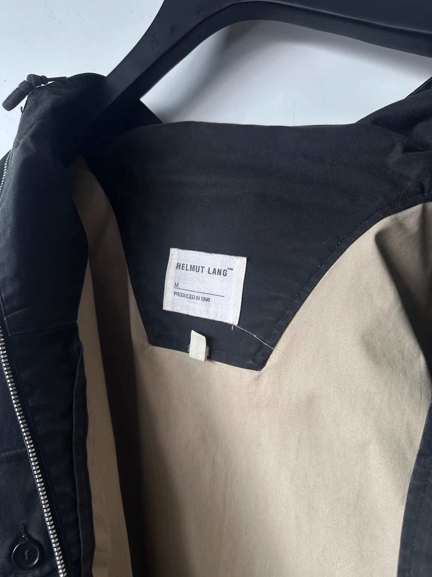 Helmut Lang Helmut Lang 1998 Waxed Coated Parka K7 Size US M / EU 48-50 / 2 - 6 Thumbnail