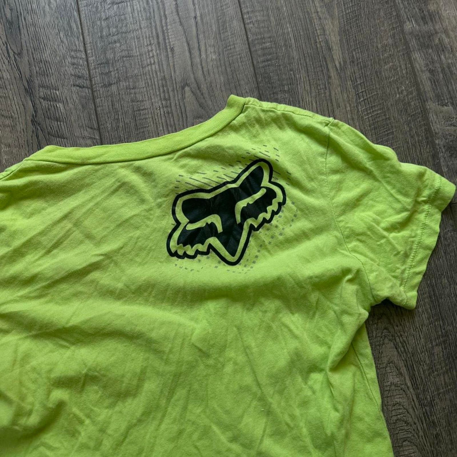 Fox Racing × Vintage Rare Vintage Y2K 00s Grunge Fox Girls Racing BMX Shirt Size XS / US 0-2 / IT 36-38 - 6 Thumbnail