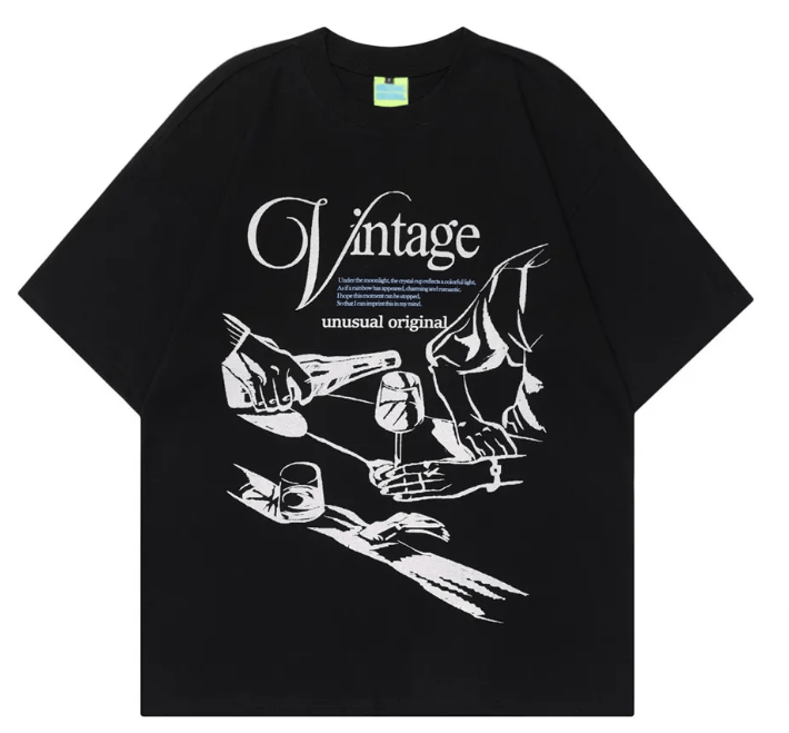 Japanese Brand × Vintage "Unusual-M-Black" T-shirt Size US M / EU 48-50 / 2 - 1 Thumbnail