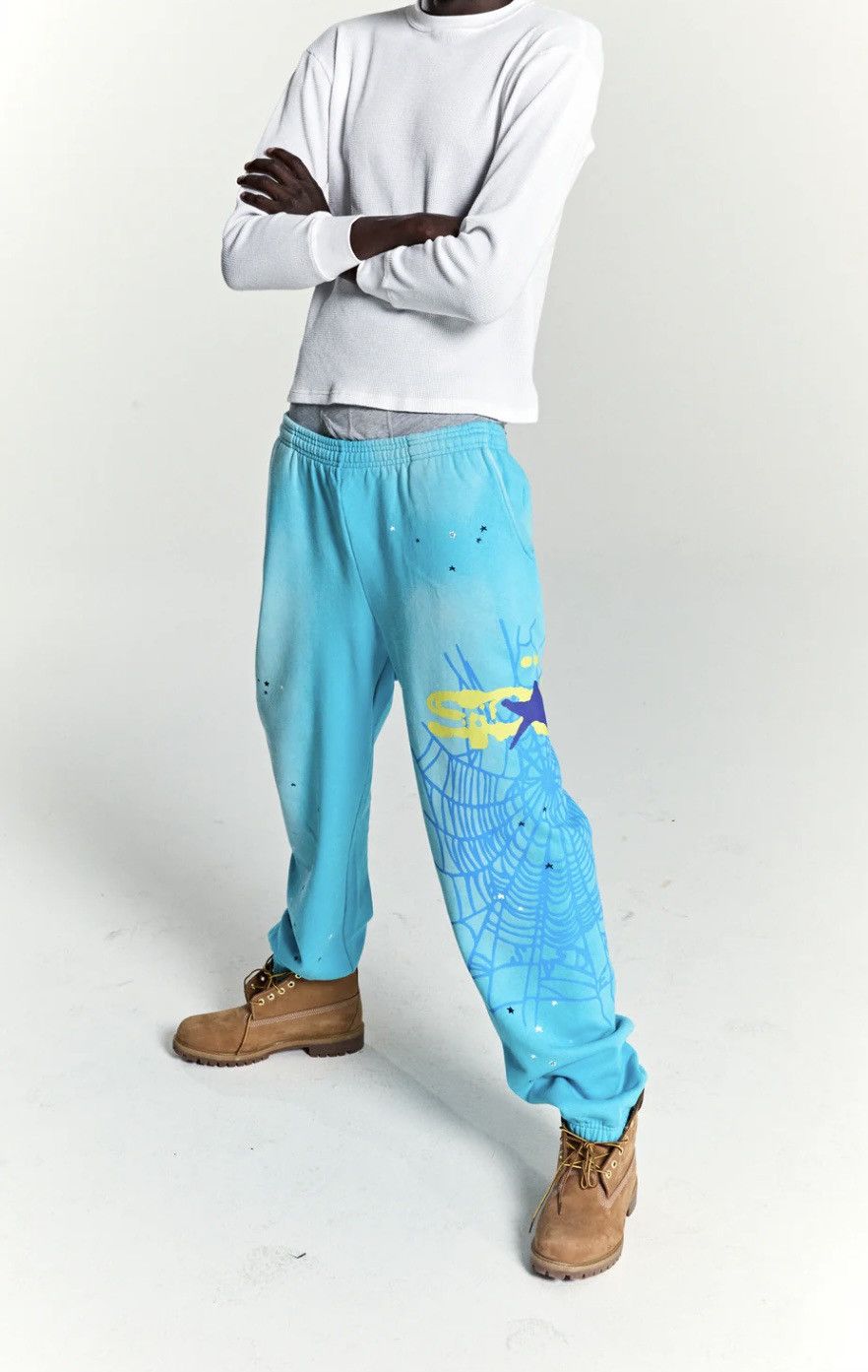 Sp5der SP5DER Heavy Web Sweatpants Size US 31 - 1 Thumbnail