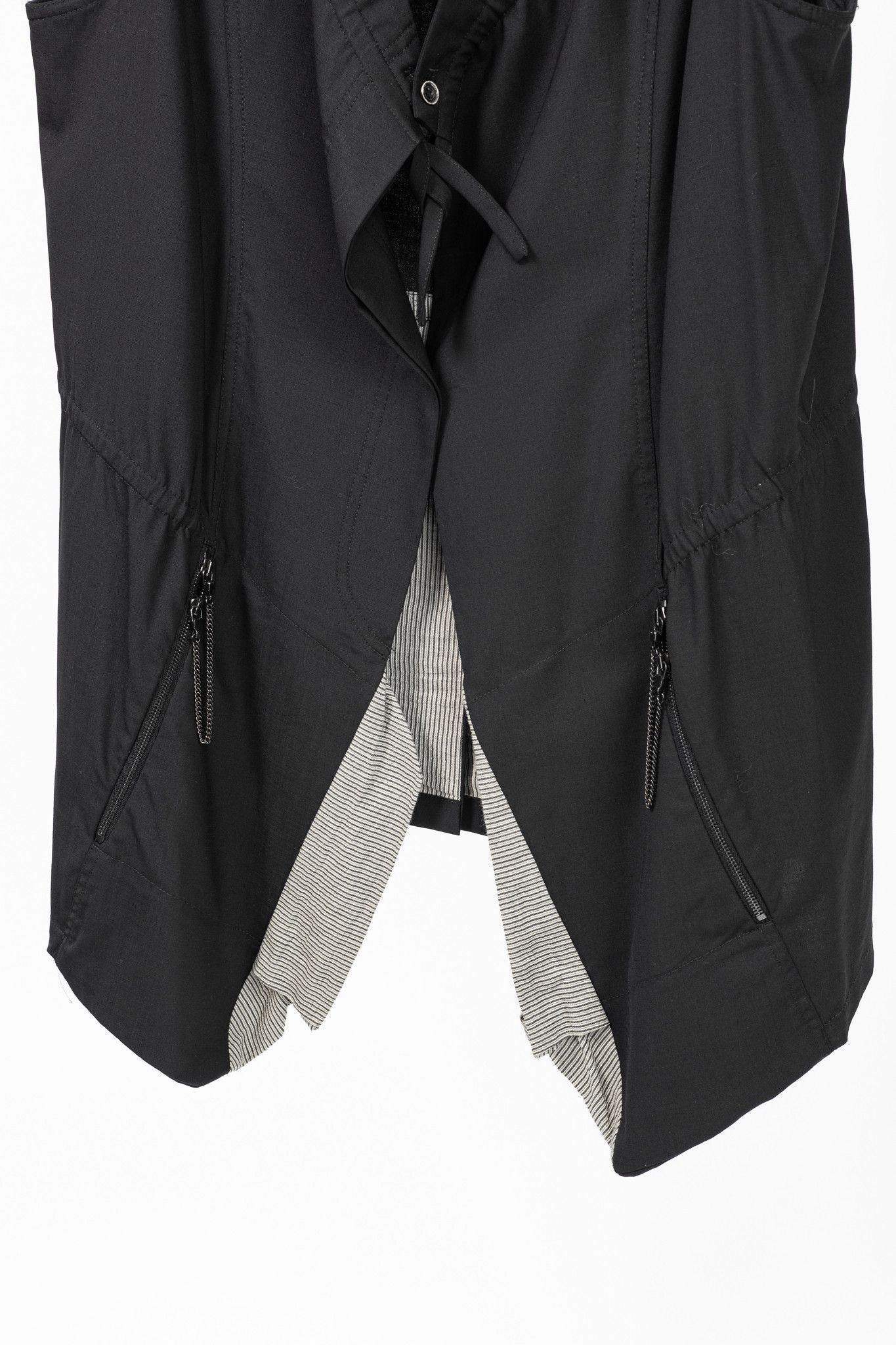 Annette Gortz Annette Gortz SS/11 Tess Stretch-Wool Cinch Vest Size L / US 10 / IT 46 - 6 Thumbnail