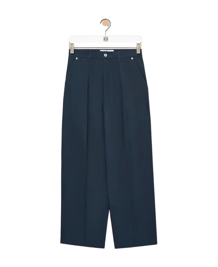 Loewe Loewe slate blue wide leg pants 48 Size US 33 - 1 Thumbnail