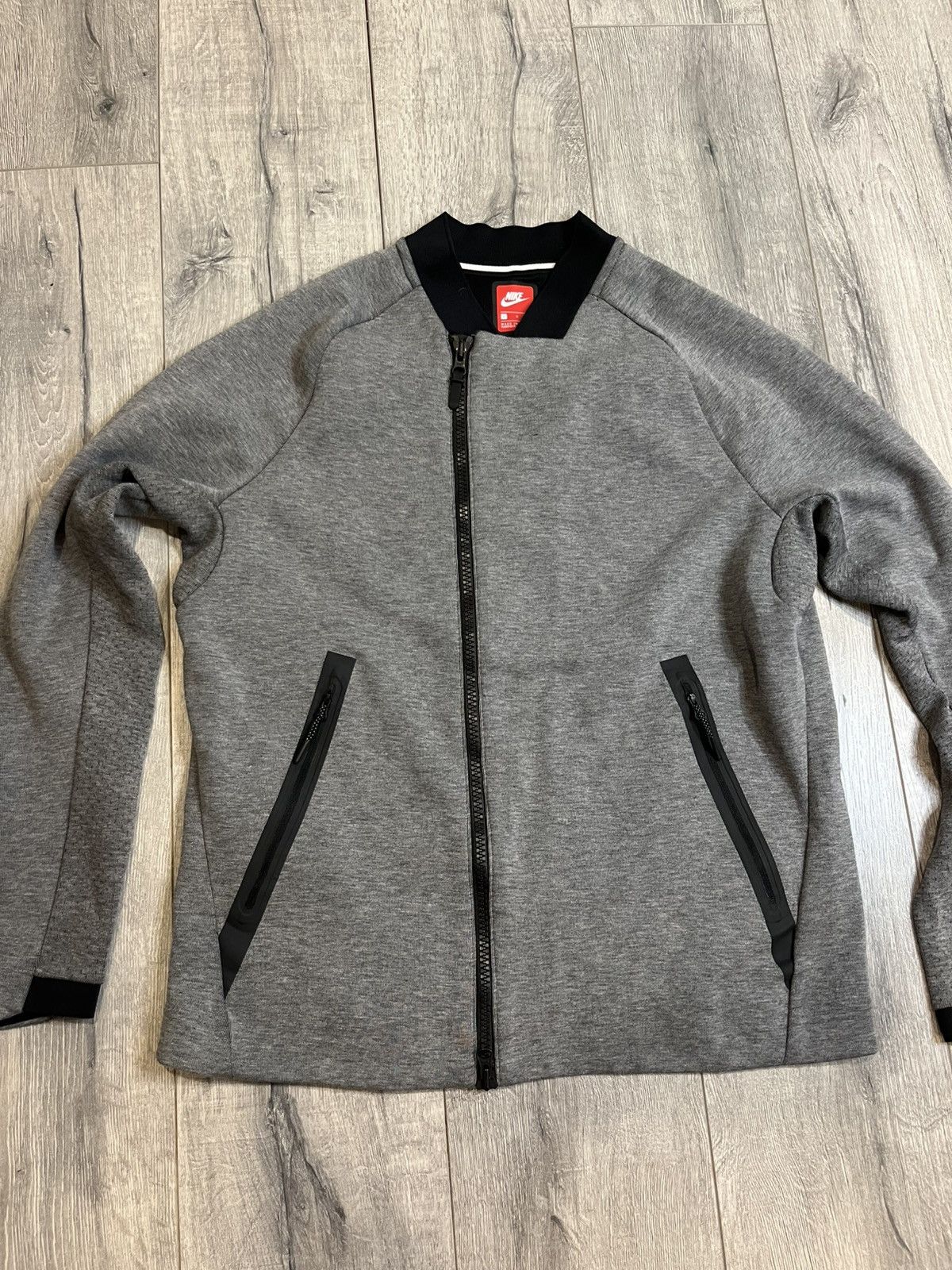 Nike RARE! Nike Tech Fleece Knit sweater. Zip up. Large Size US L / EU 52-54 / 3 - 2 Thumbnail