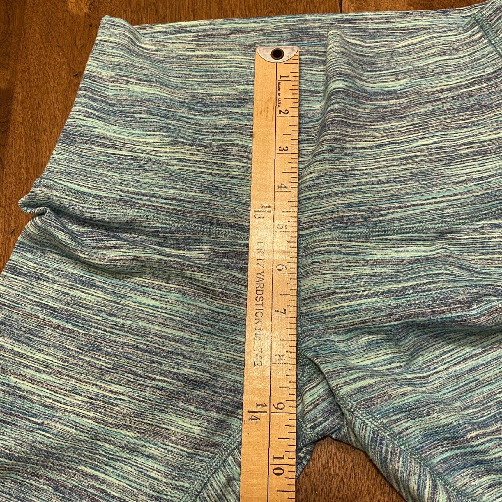 Lululemon VINTAGE Lululemon Women's Leggings Activewear Size 4 Blue Compression 31-Inch Inseam Workout Pants Size 27" / US 4 / IT 40 - 6 Thumbnail