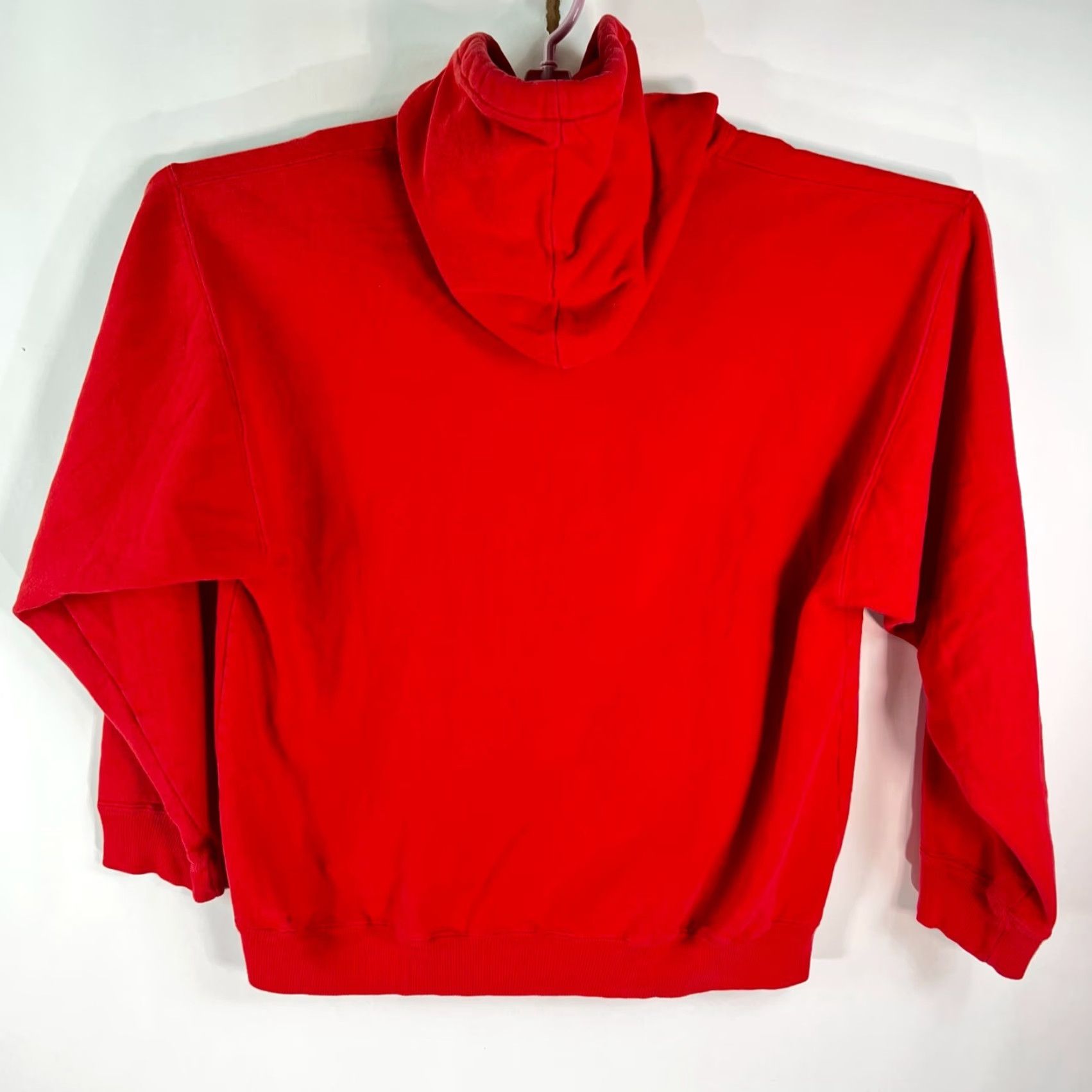 Vintage VINTAGE Steve & Barrys Ohio State Hoodie Logo Red XL Men's Pullover Hooded Pockets Graphic Print Crew Neck Sports Shirt Size US XL / EU 56 / 4 - 4 Thumbnail