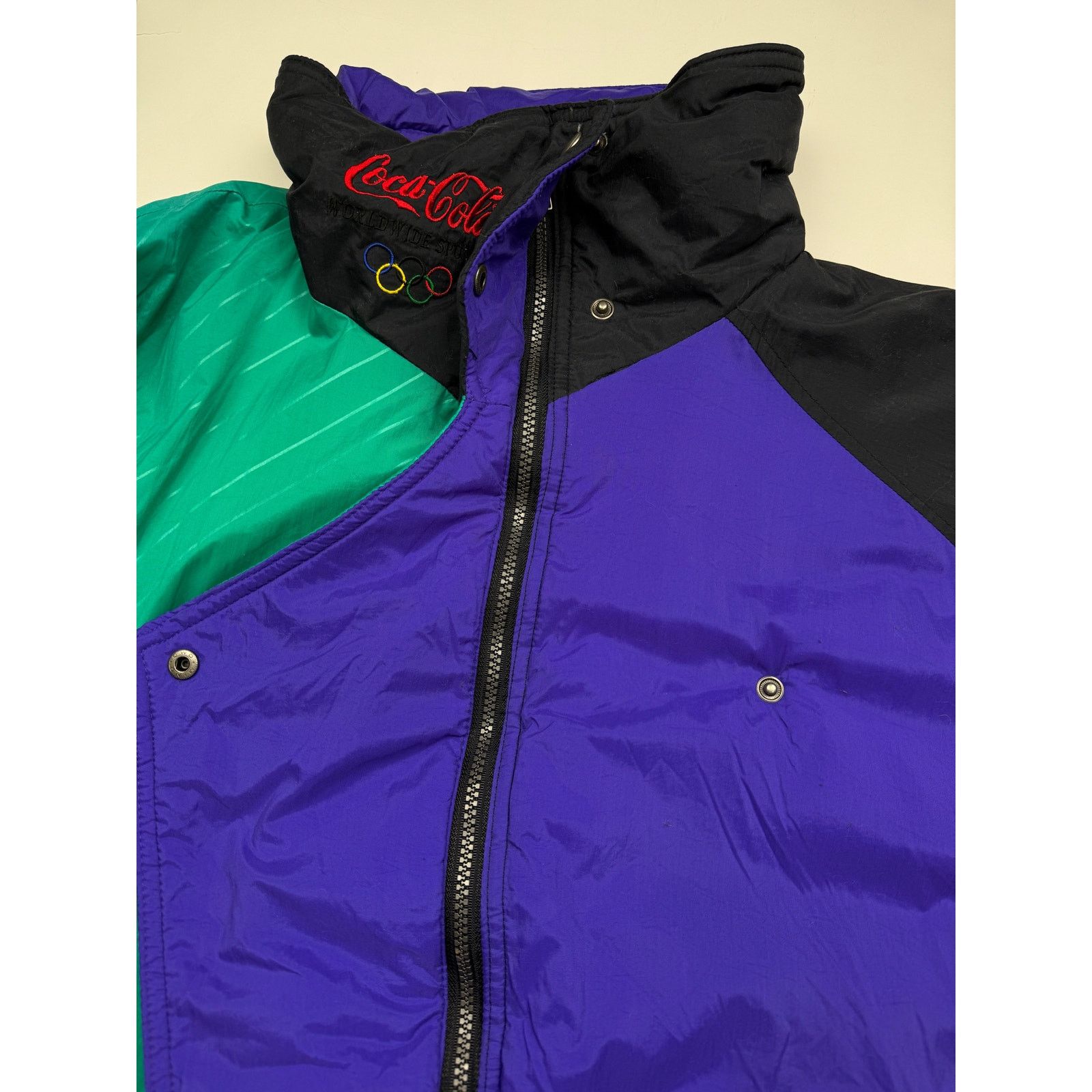 Vintage Vintage 1994 Lillehammer Olympics Coca Cola Jacket Size XL Size US L / EU 52-54 / 3 - 5 Thumbnail